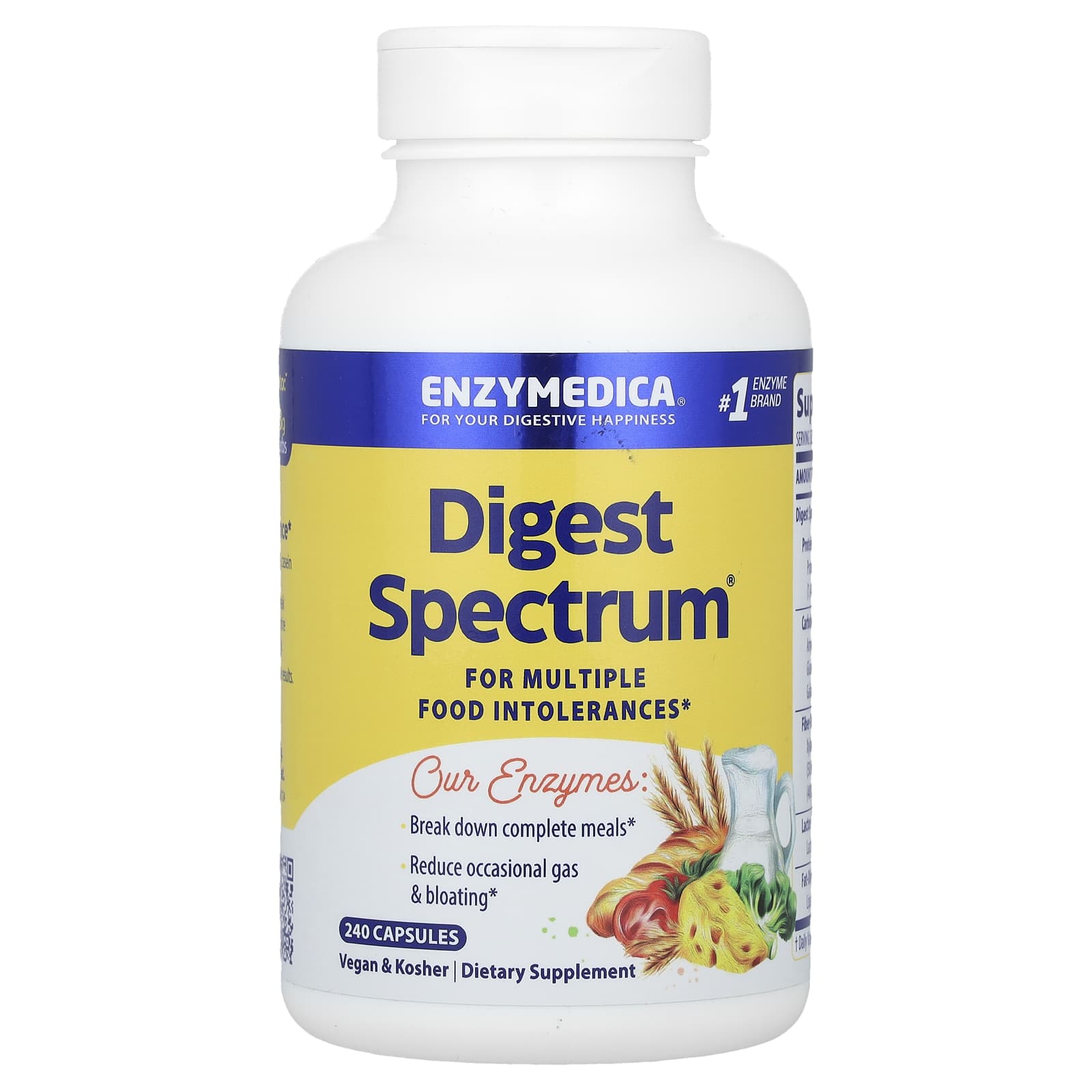 Enzymedica Digest Spectrum – 240 gélules — Tunisie