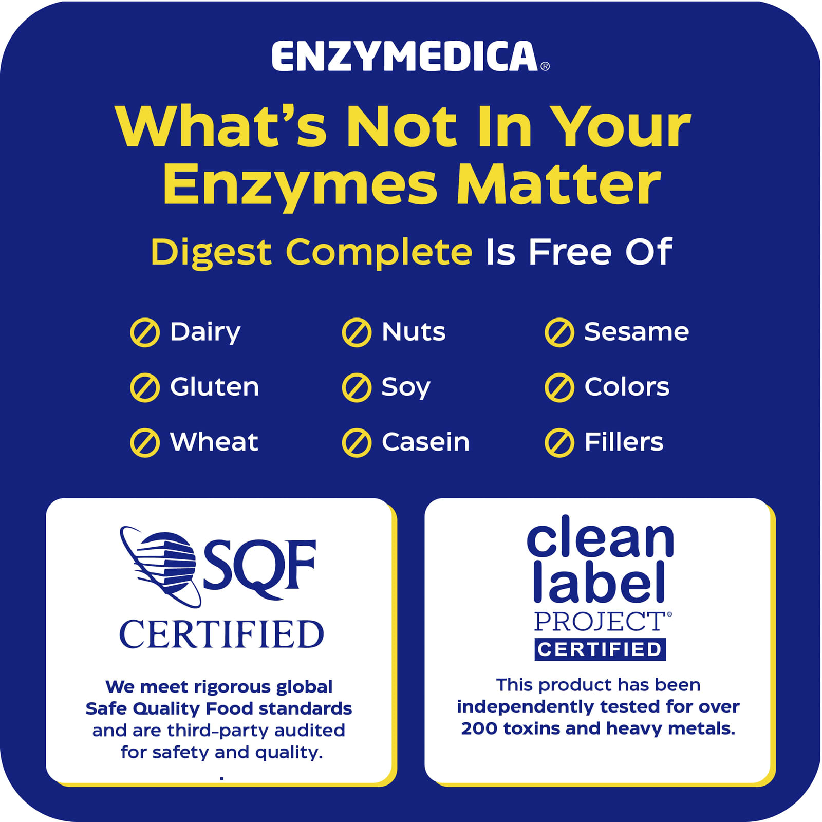 Enzymedica Digest Complete – 30 gélules — étiquette 5