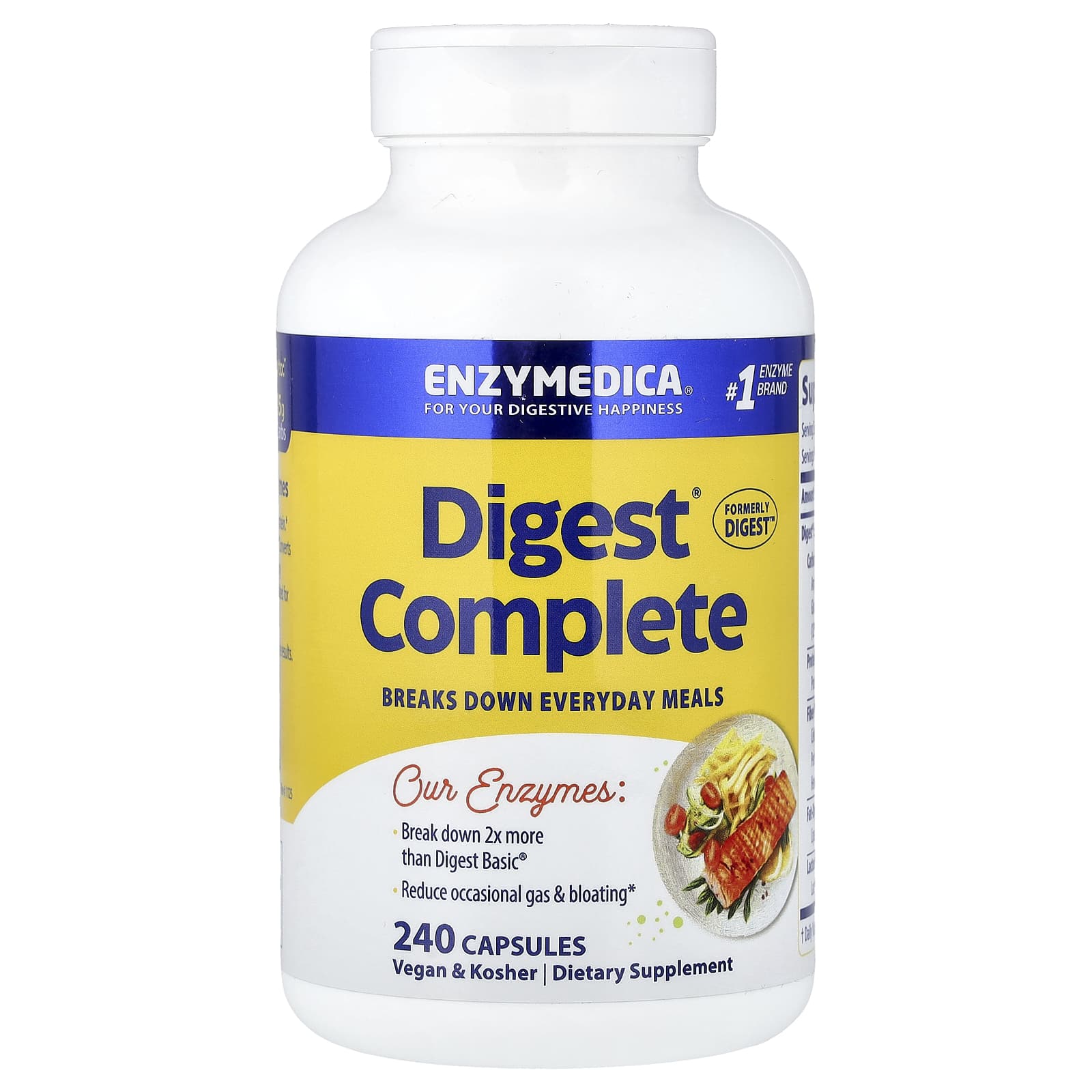 Enzymedica Digest Complete – 240 gélules — Tunisie