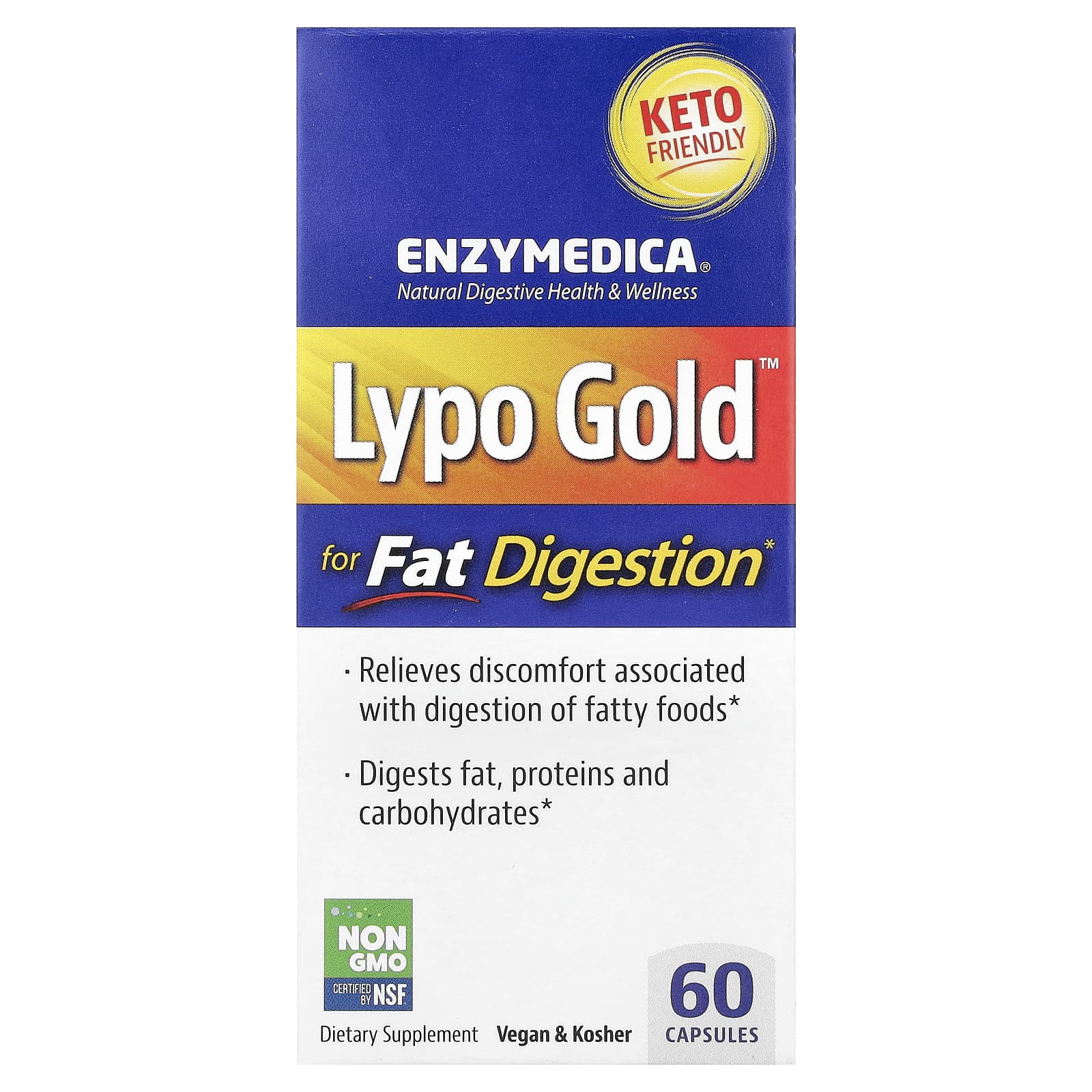 Enzymedica Lypo Gold, For Fat Digestion – 60 gélules — Tunisie