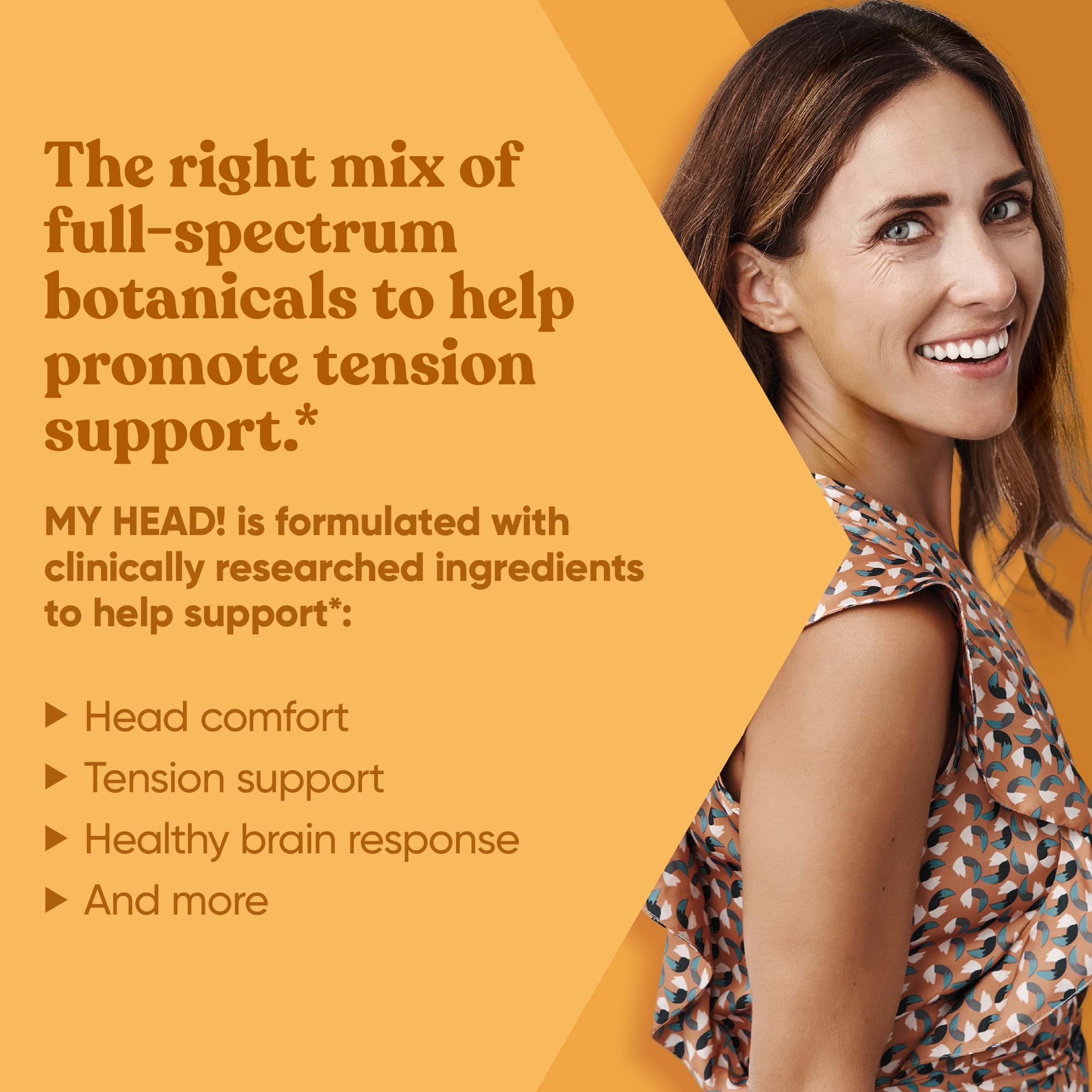 Eu Natural My Head!, Feverfew & B Vitamins + – 60 gélules végétales — étiquette 1