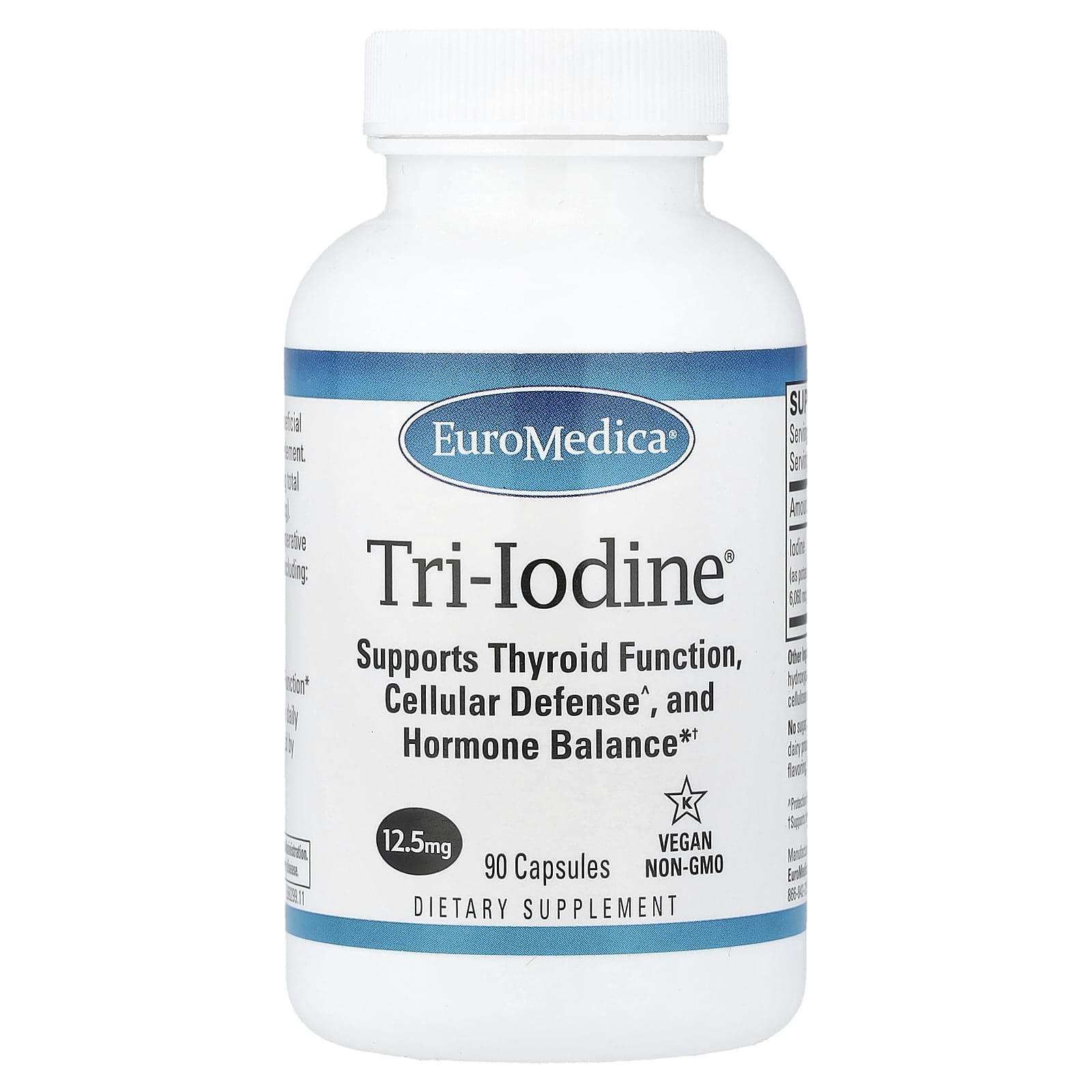 EuroMedica Tri-Iodine – 90 gélules — Tunisie