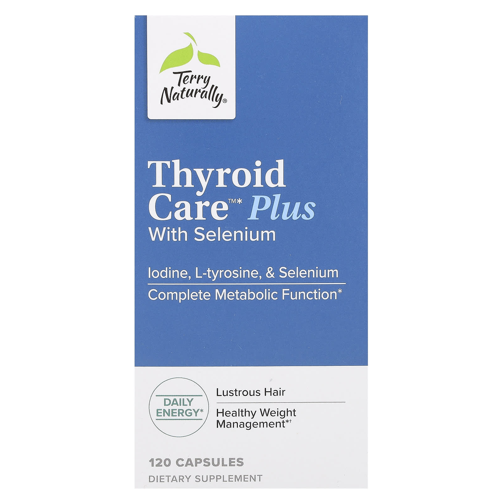 Terry Naturally Thyroid Care Plus with Selenium – 120 gélules — Tunisie