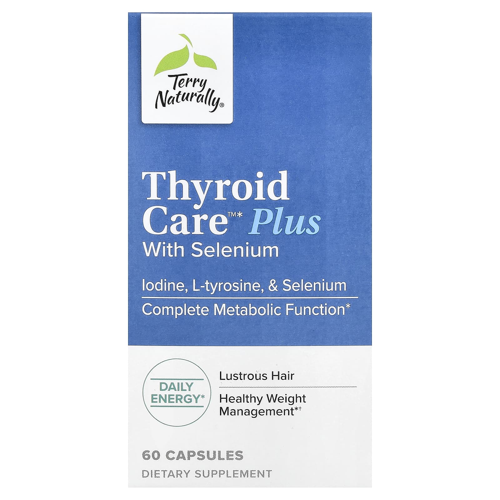 Terry Naturally Thyroid Care Plus with Selenium – 60 gélules — Tunisie