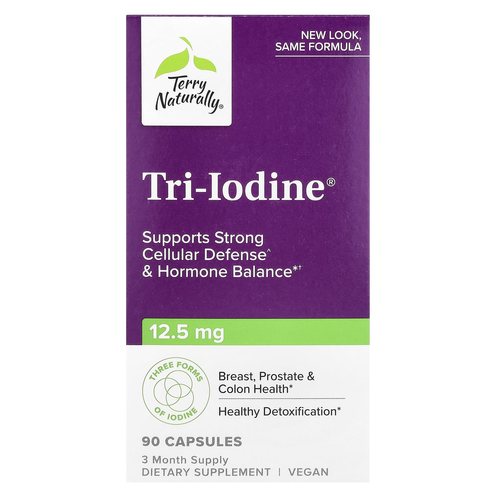 Terry Naturally Tri-Iodine – 12,5 mg – 90 gélules — Tunisie