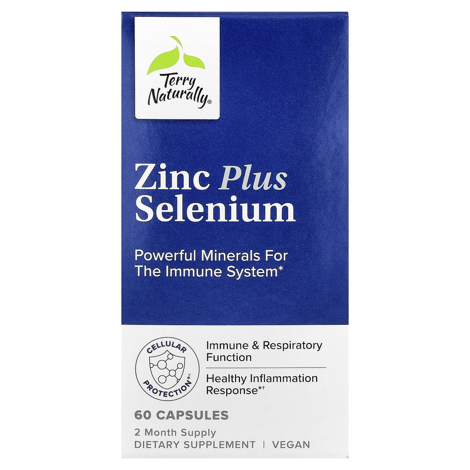 Terry Naturally Zinc Plus Selenium – 60 gélules — Tunisie