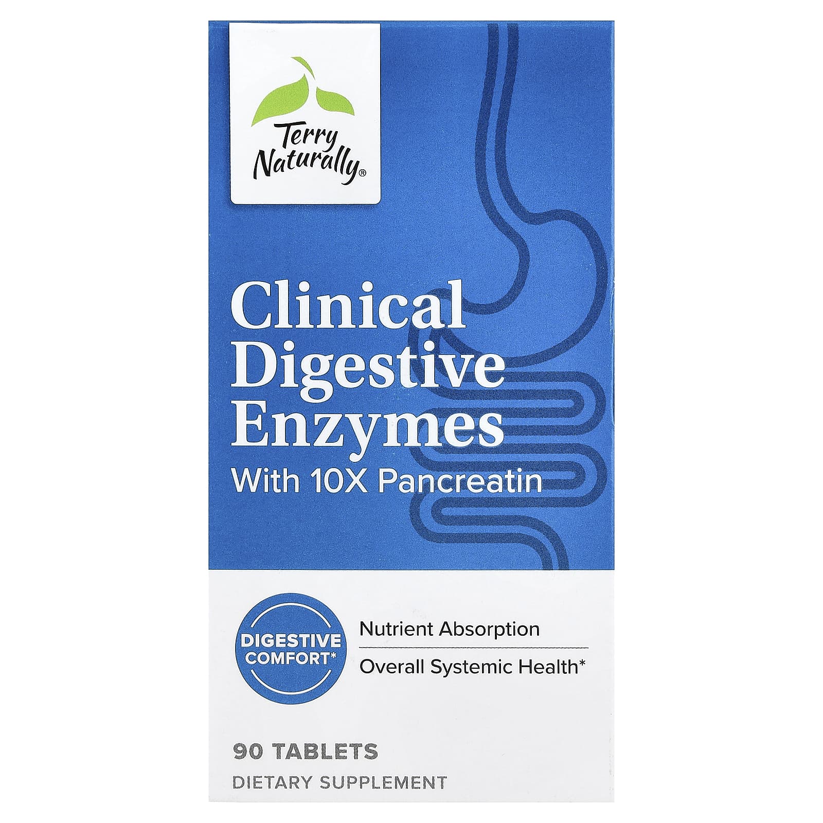 Terry Naturally Clinical Digestive Enzymes – 90 comprimés — Tunisie