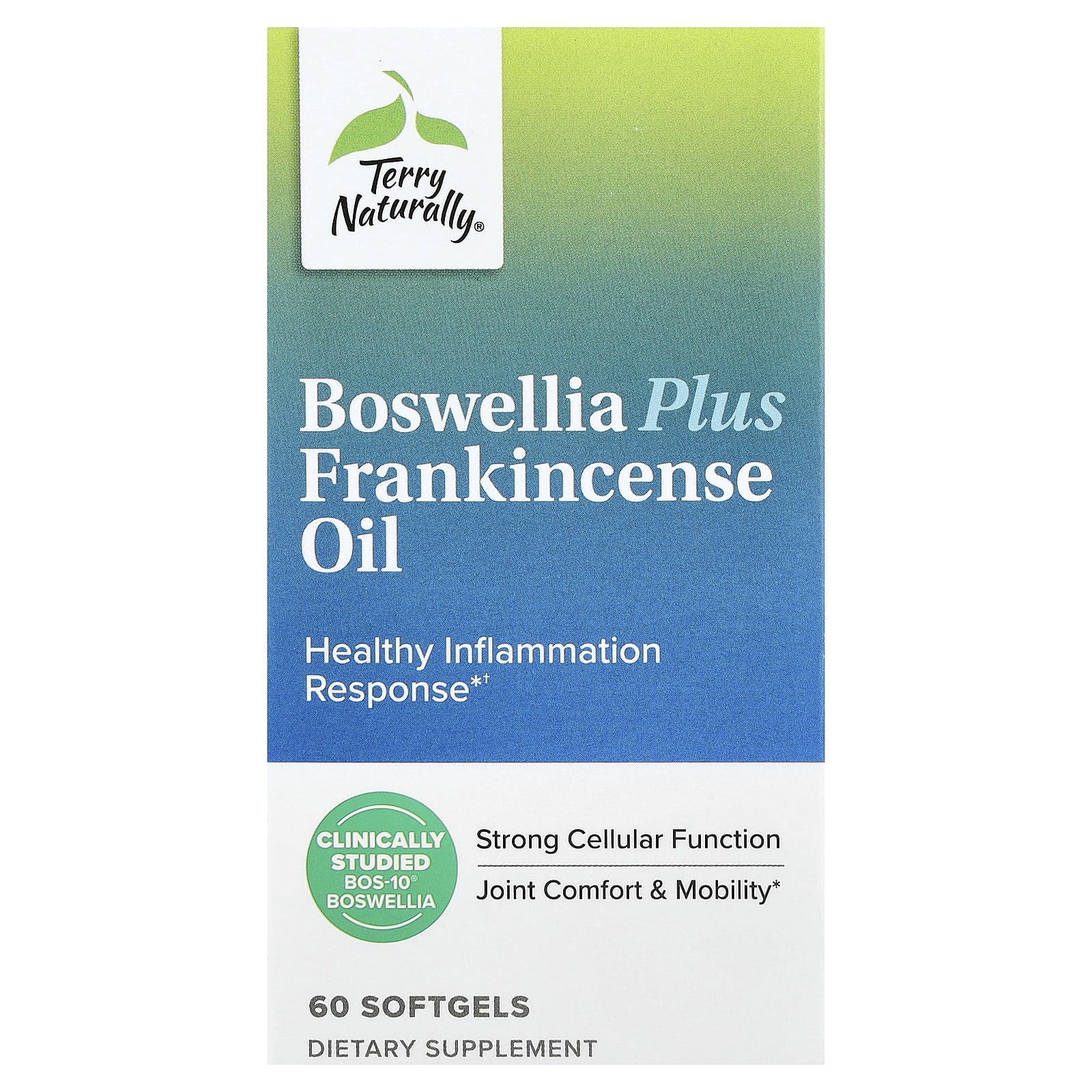 Terry Naturally Boswellia Plus Frankincense Oil – 60 capsules molles — Tunisie