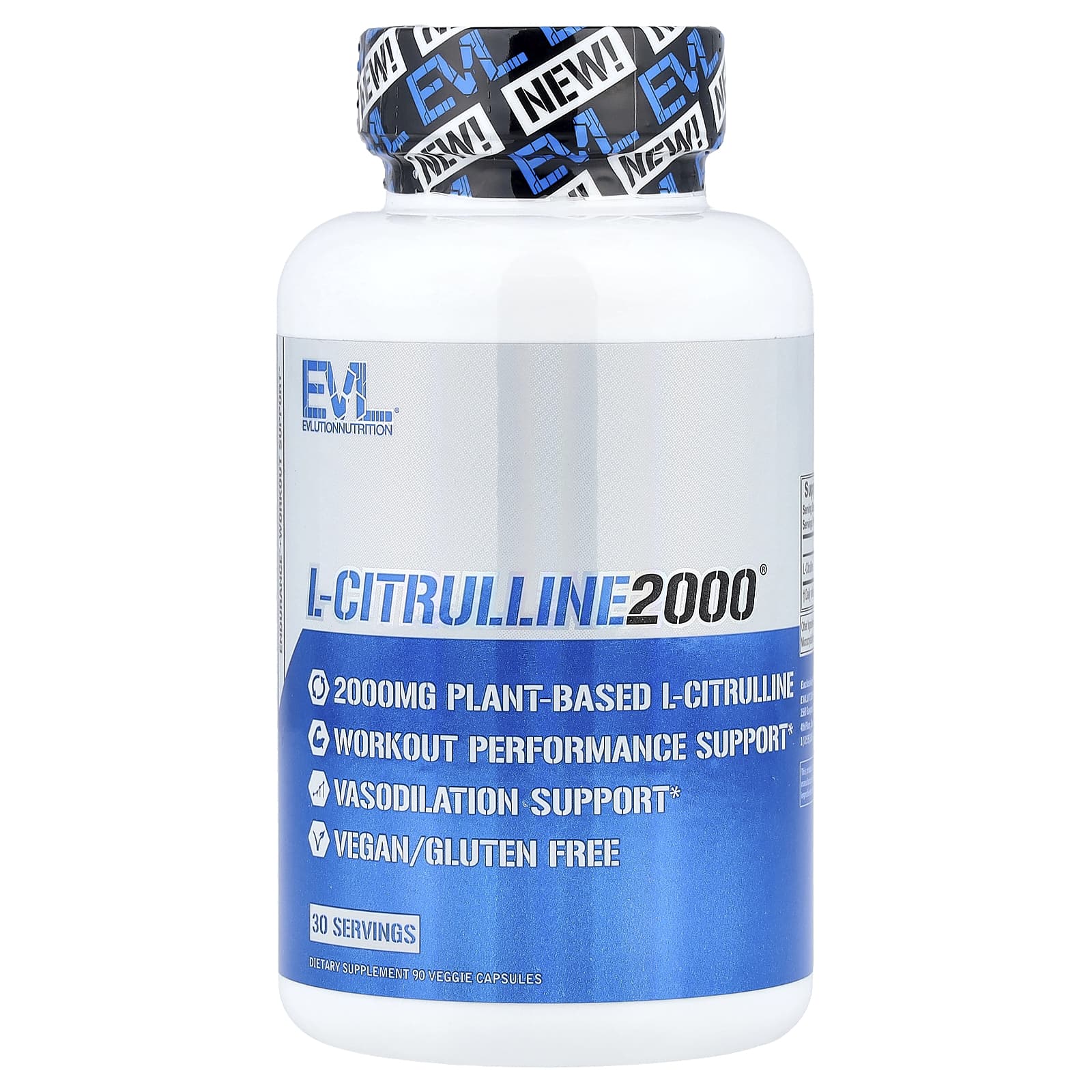 EVLution Nutrition L-Citrulline2000 – 90 gélules végétales — Tunisie