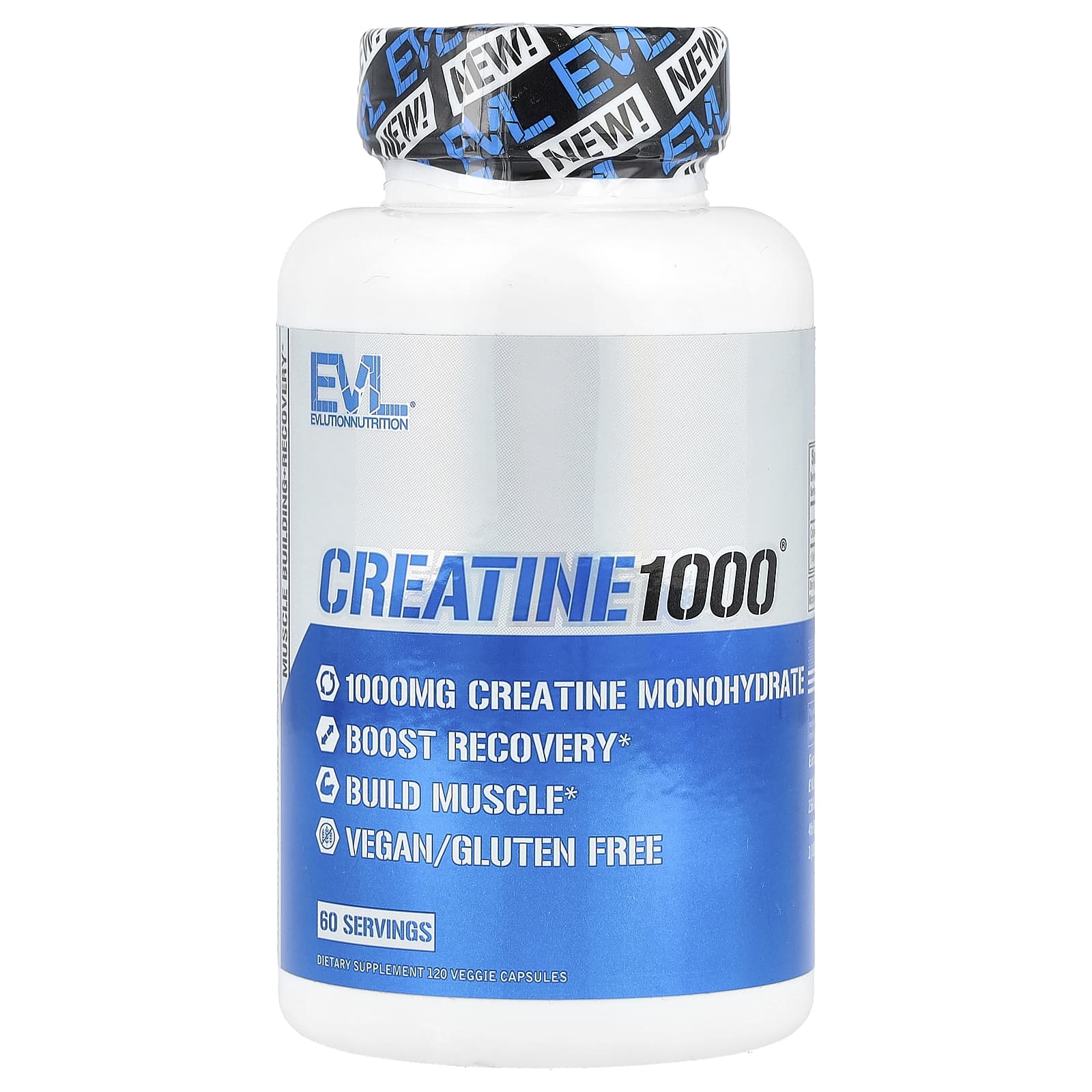 EVLution Nutrition Creatine1000 – 120 gélules végétales — Tunisie