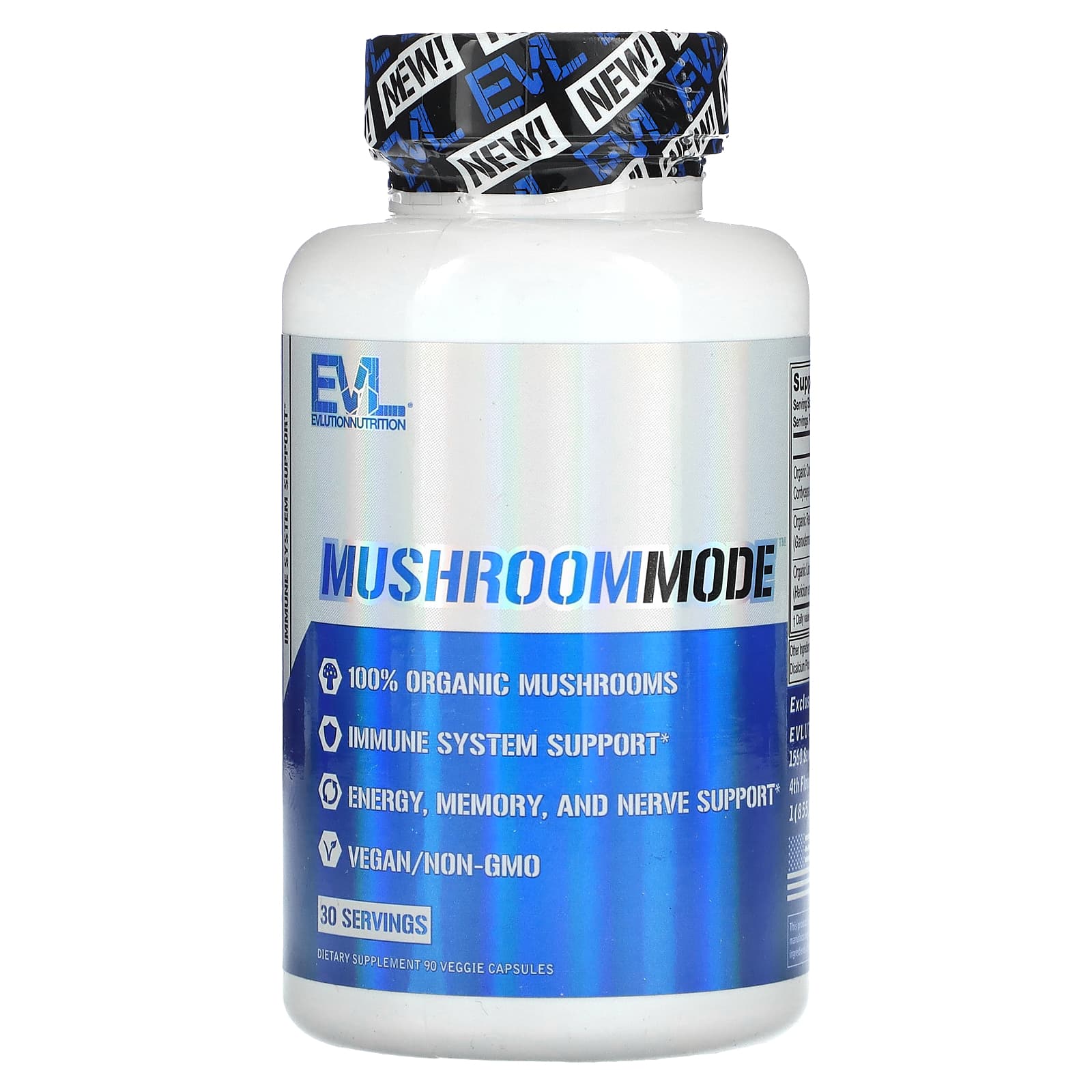 EVLution Nutrition MushroomMode – 90 gélules végétales — Tunisie