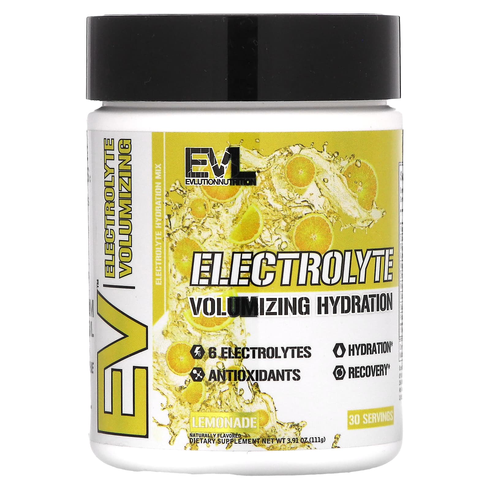 EVLution Nutrition Electrolyte Volumizing Hydration – Lemonade – 111 g — Tunisie