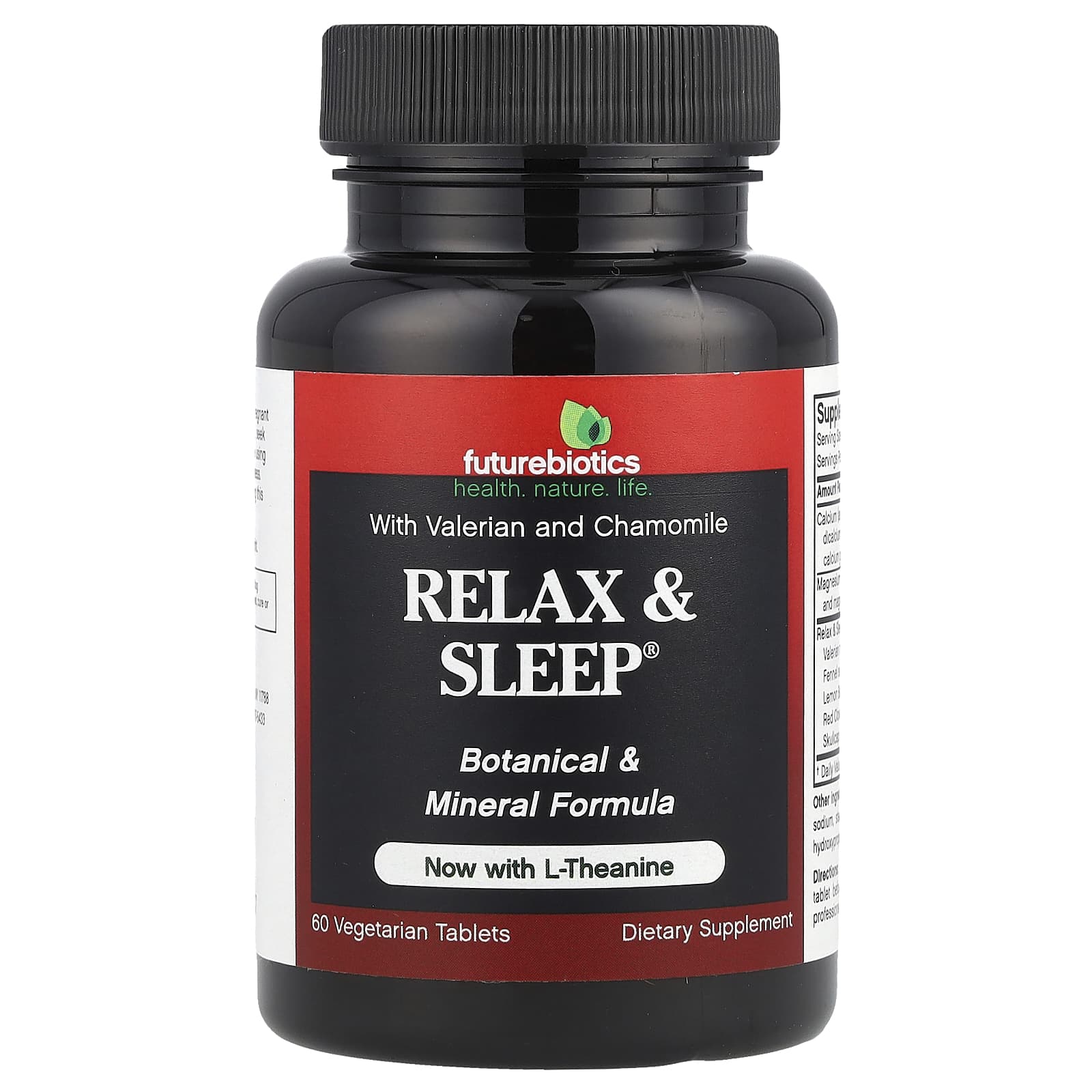 Futurebiotics Relax & Sleep with L-Theanine, 60 Vegetarian Tablets — Tunisie