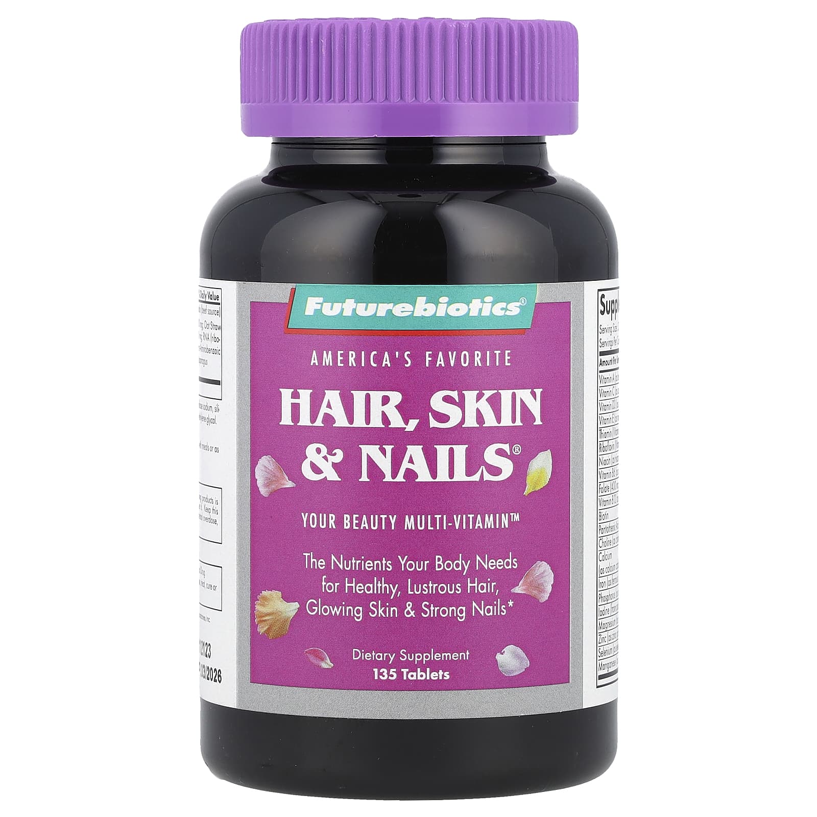 Futurebiotics Hair, Skin & Nails – 135 comprimés — Tunisie