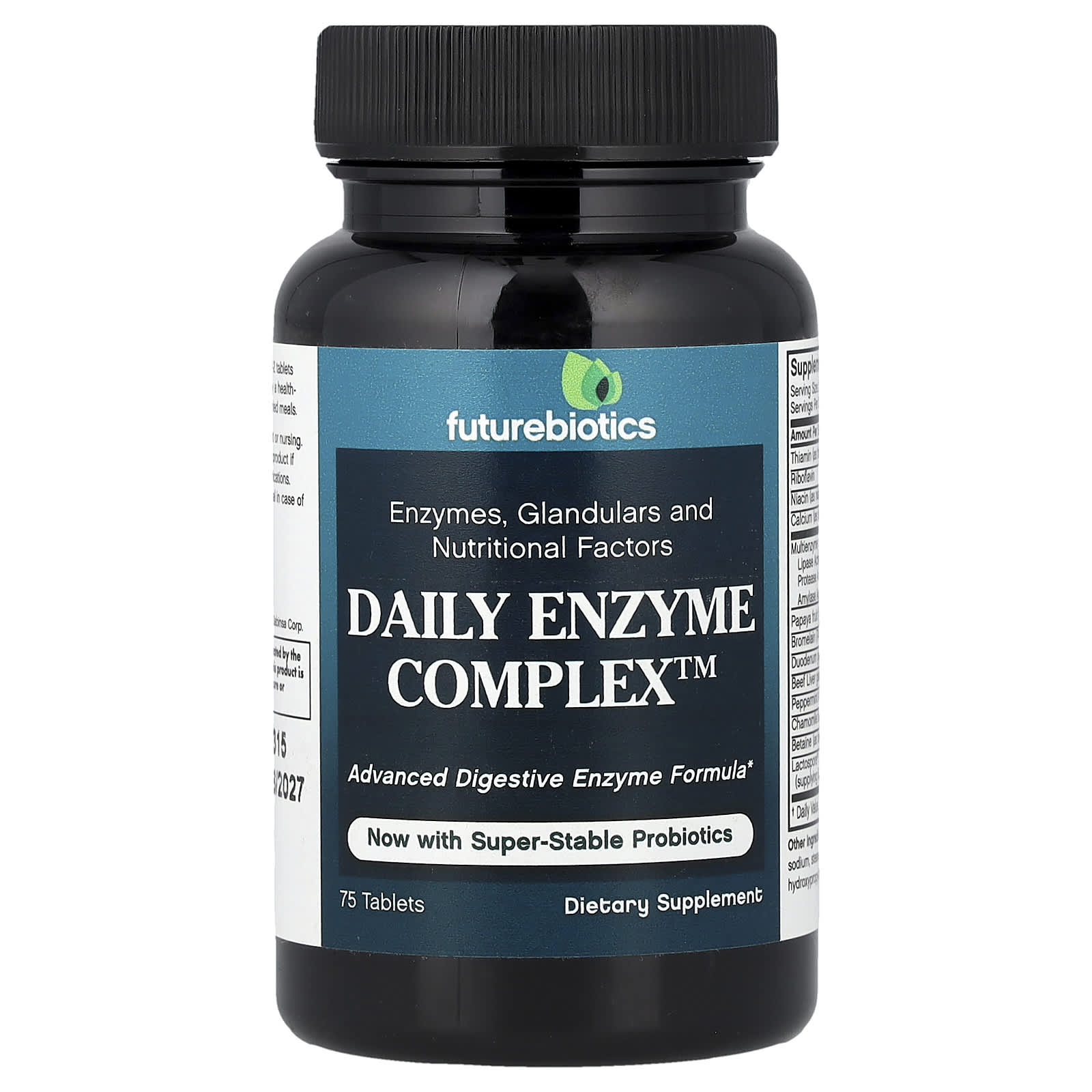 Futurebiotics Daily Enzyme Complex – 75 comprimés — Tunisie