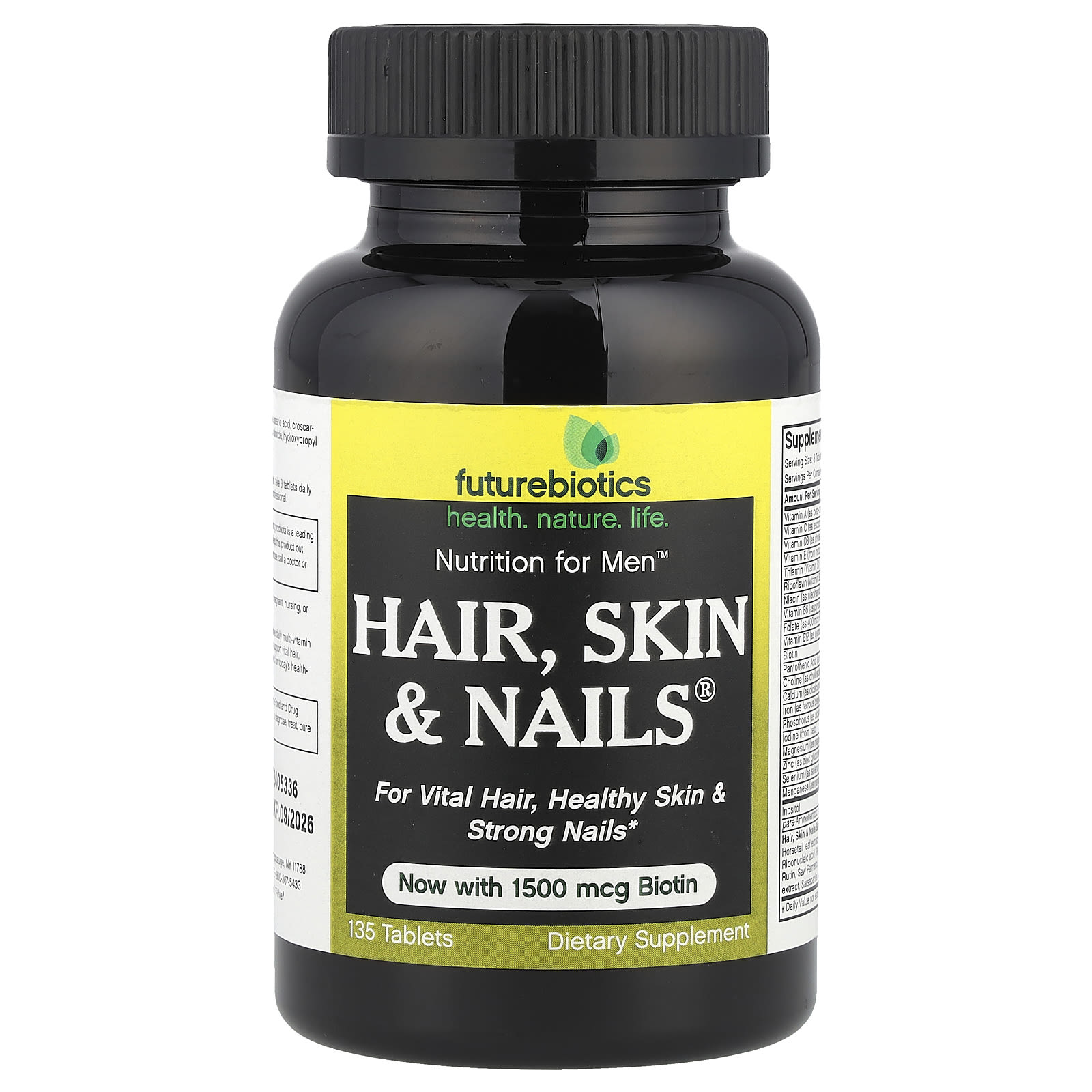 Futurebiotics Nutrition For Men, Hair, Skin & Nails – 135 comprimés — Tunisie