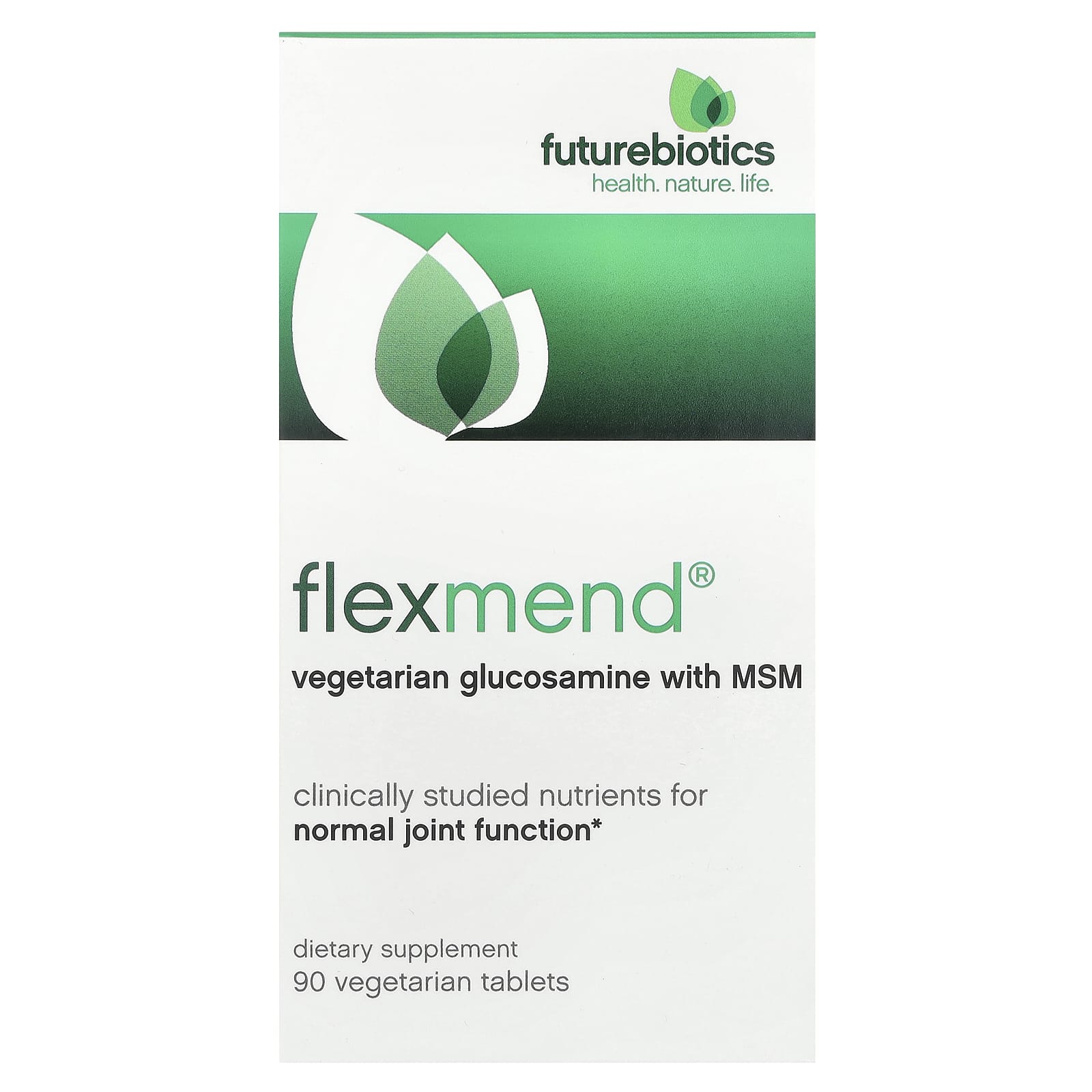Futurebiotics FlexMend, Vegetarian Glucosamine with MSM, 90 Vegetarian Tablets — Tunisie