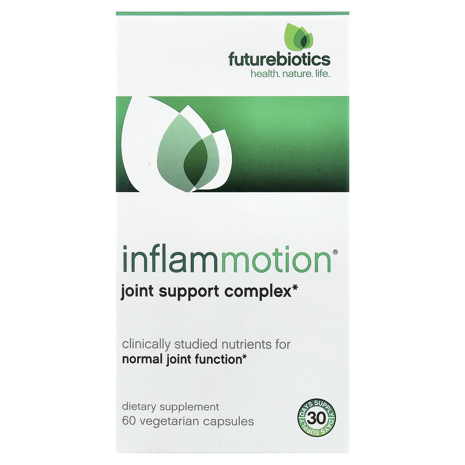 Futurebiotics InflamMotion, Joint Support Complex – 60 gélules végétales — Tunisie