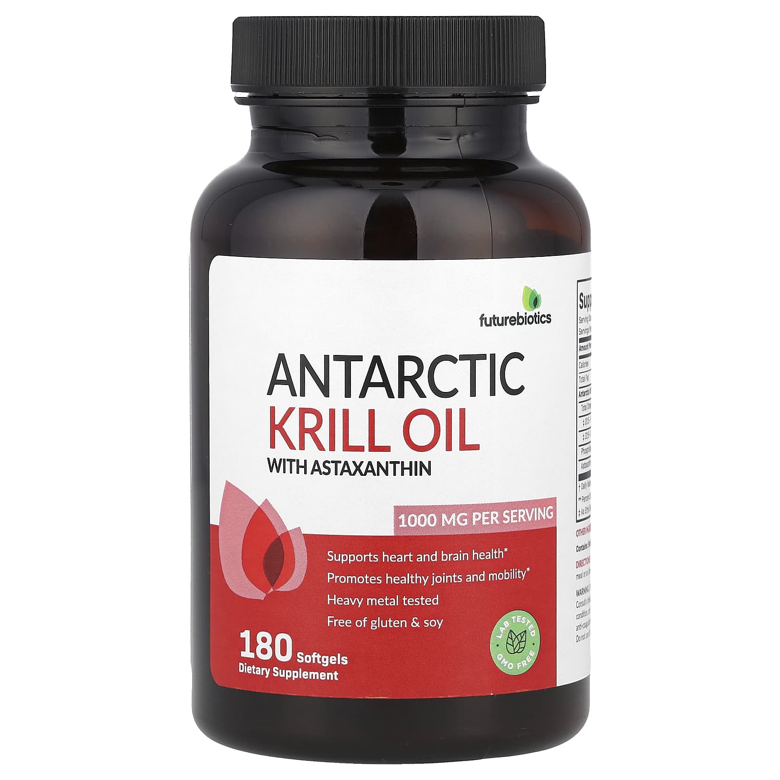 Futurebiotics Antarctic Krill Oil with Astaxanthin – 180 capsules molles — Tunisie