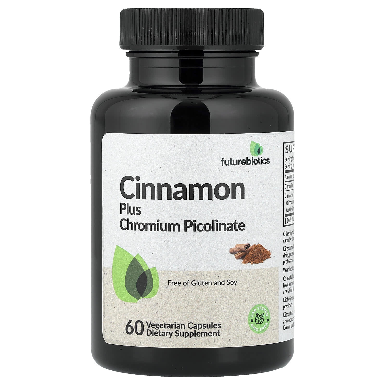 Futurebiotics Cinnamon Plus Chromium Picolinate – Cinnamon Plus Chromium Picolinate – 60 gélules végétales — Tunisie