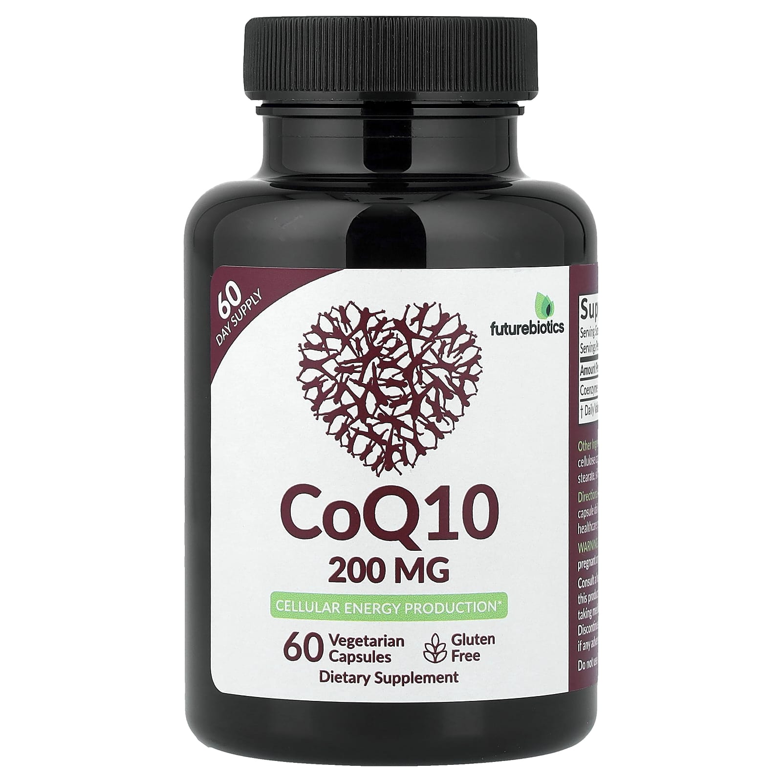 Futurebiotics CoQ10 – 200 mg – 60 gélules végétales — Tunisie
