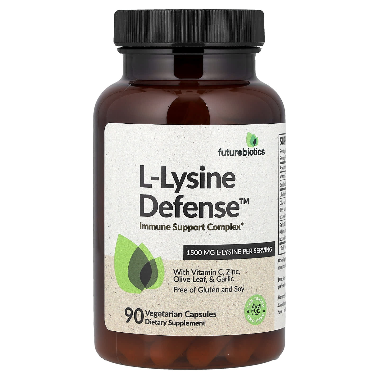 Futurebiotics L-Lysine Defense – 90 gélules végétales — Tunisie