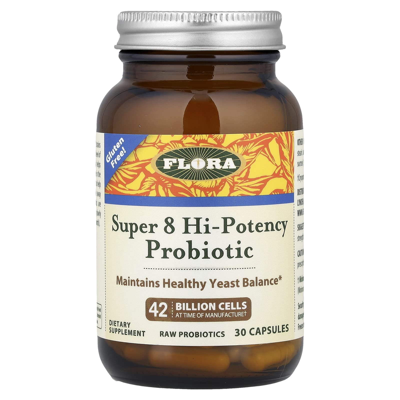 Flora Super 8 Hi-Potency Probiotic – 30 gélules — Tunisie
