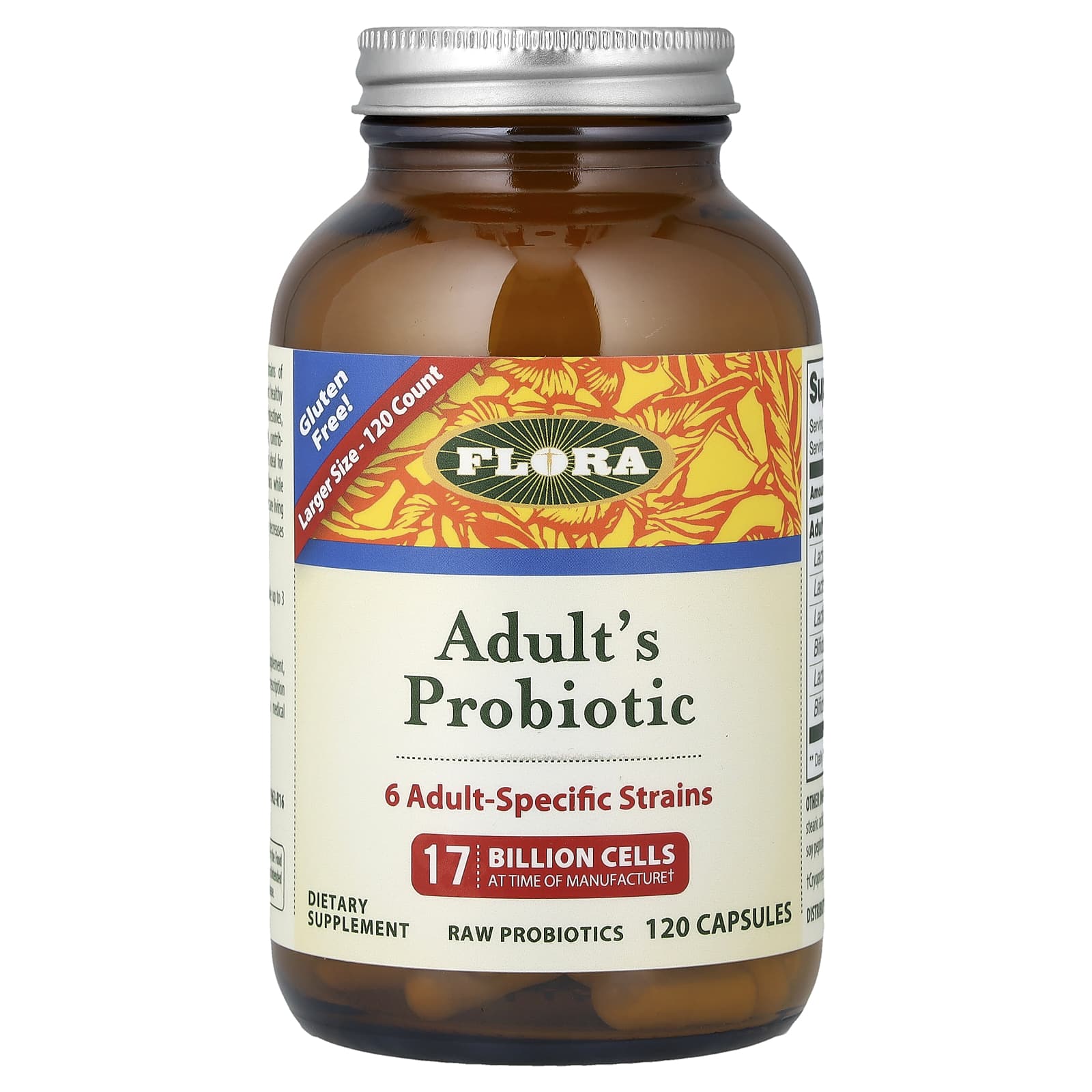 Flora Adult's Probiotic – 120 gélules — Tunisie