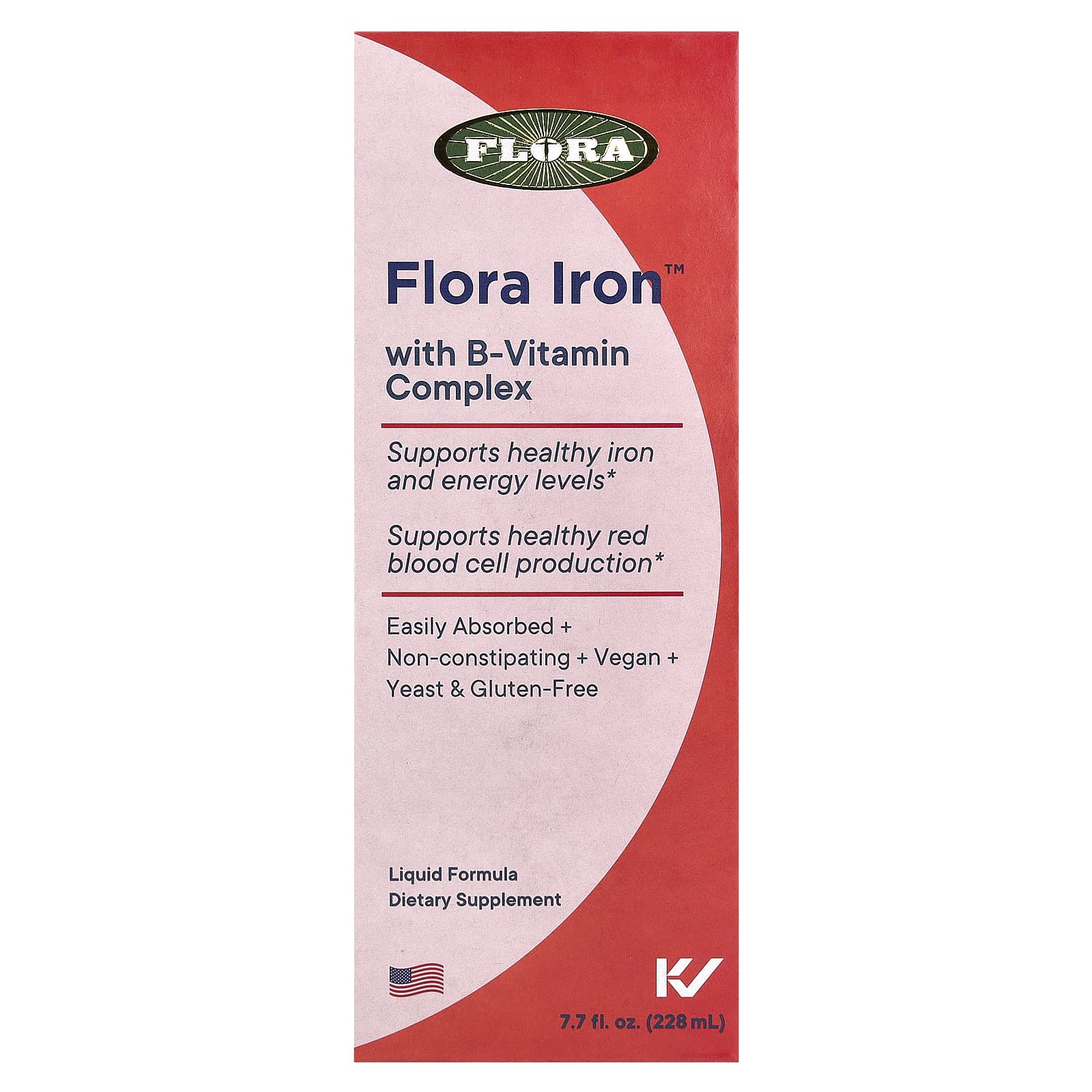 Flora Iron with B-Vitamin Complex – 228 ml — Tunisie