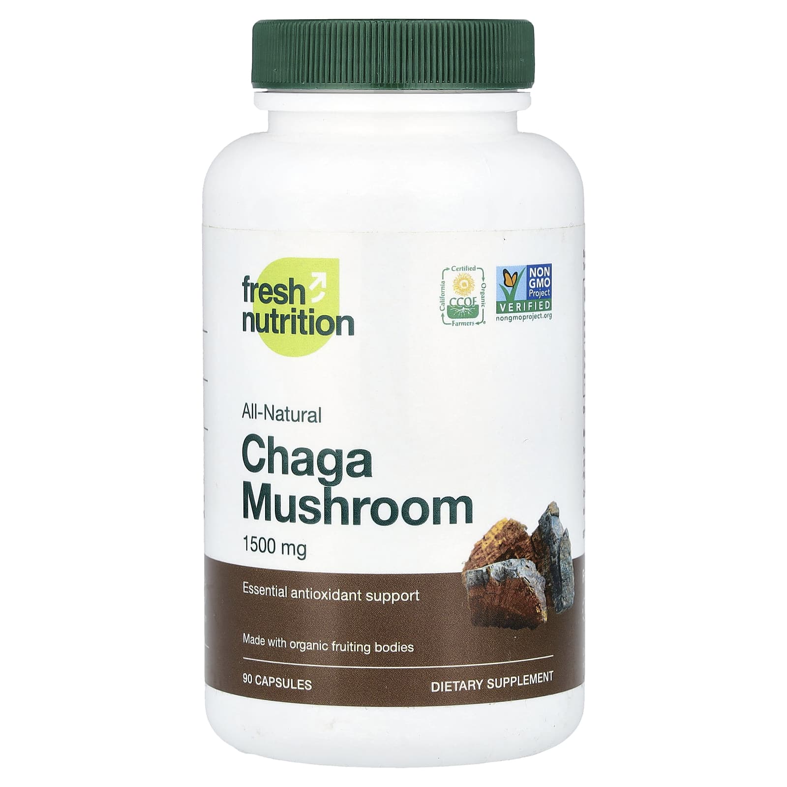 Fresh Nutrition Chaga Mushroom – 90 gélules — Tunisie