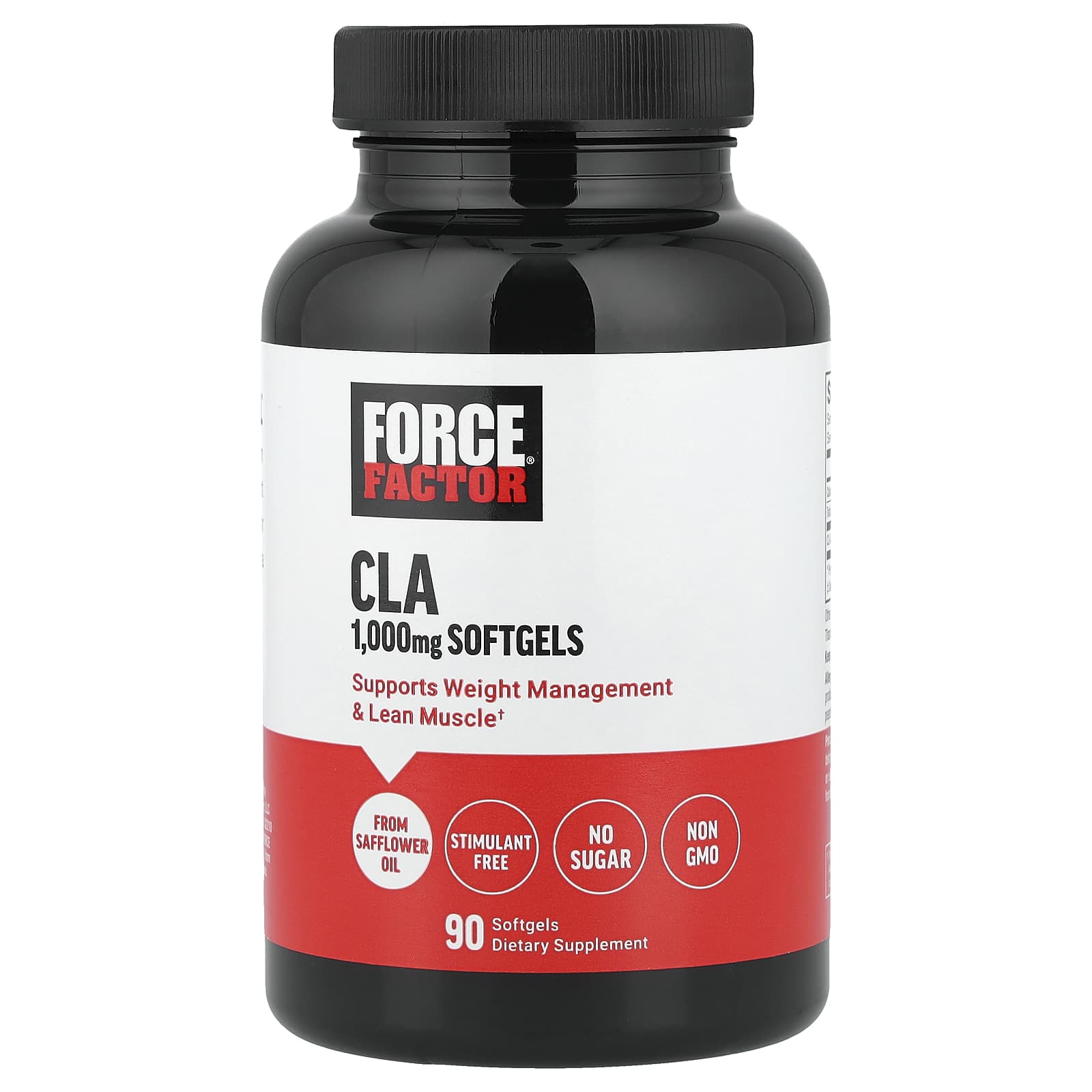 Force Factor CLA – 90 capsules molles — Tunisie