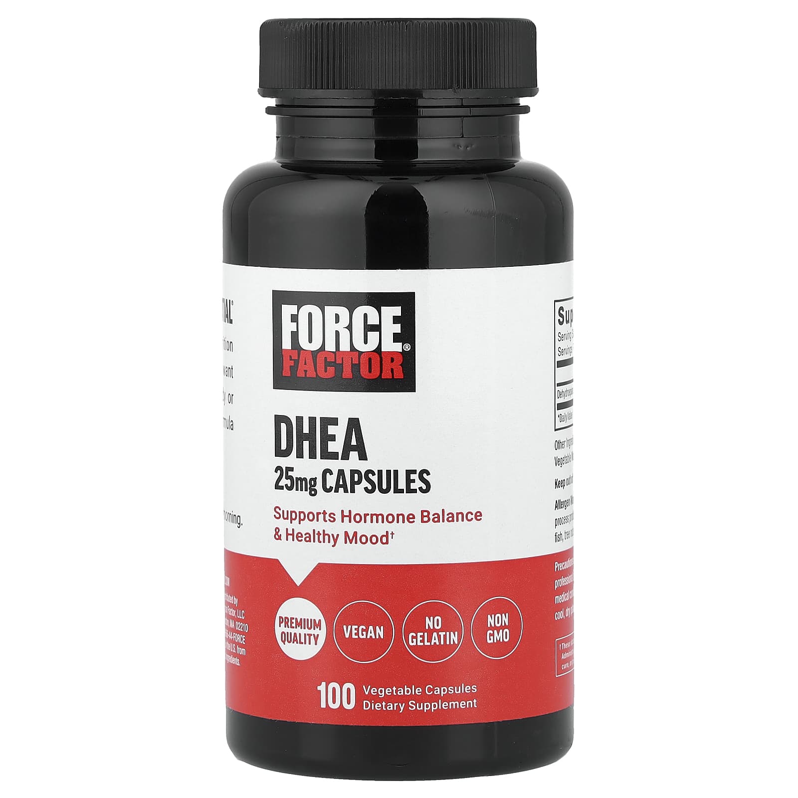 Force Factor DHEA – 25 mg — Tunisie