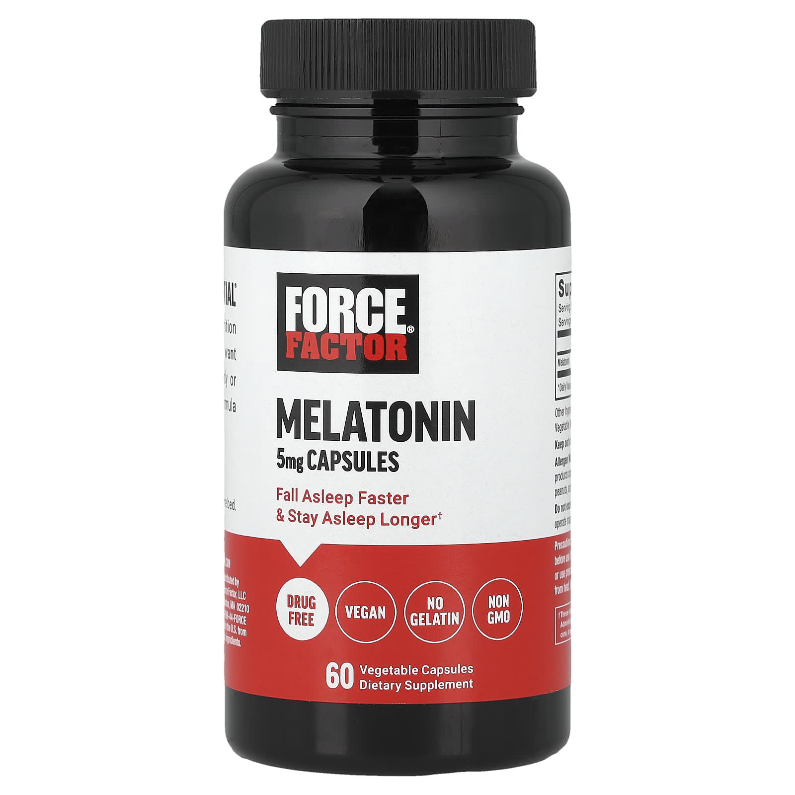 Force Factor Melatonin – 5 mg — Tunisie