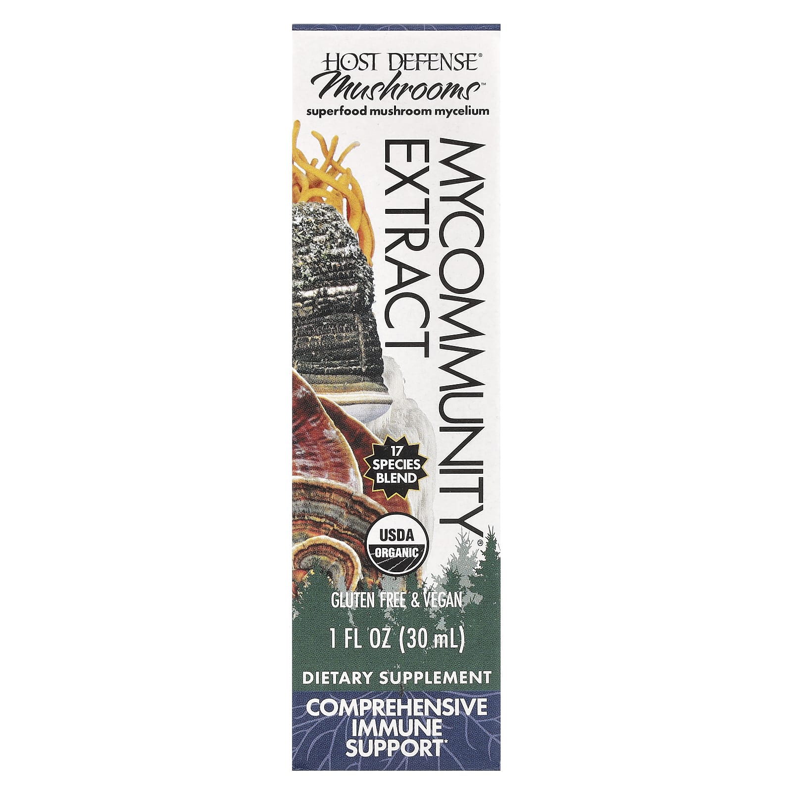 Host Defense Mushrooms, MyCommunity Extract – 30 ml — Tunisie
