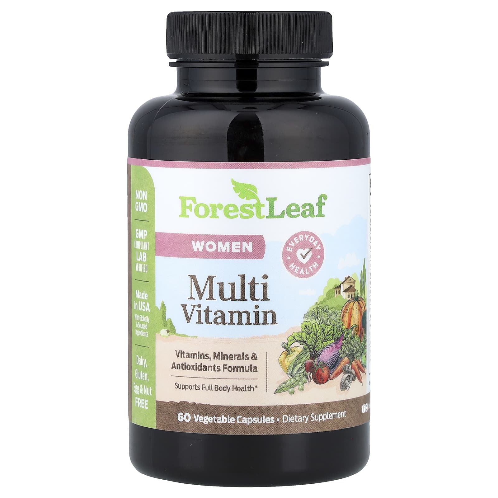 Forest Leaf Women, Multi Vitamin, 60 Vegetable Capsules — Tunisie
