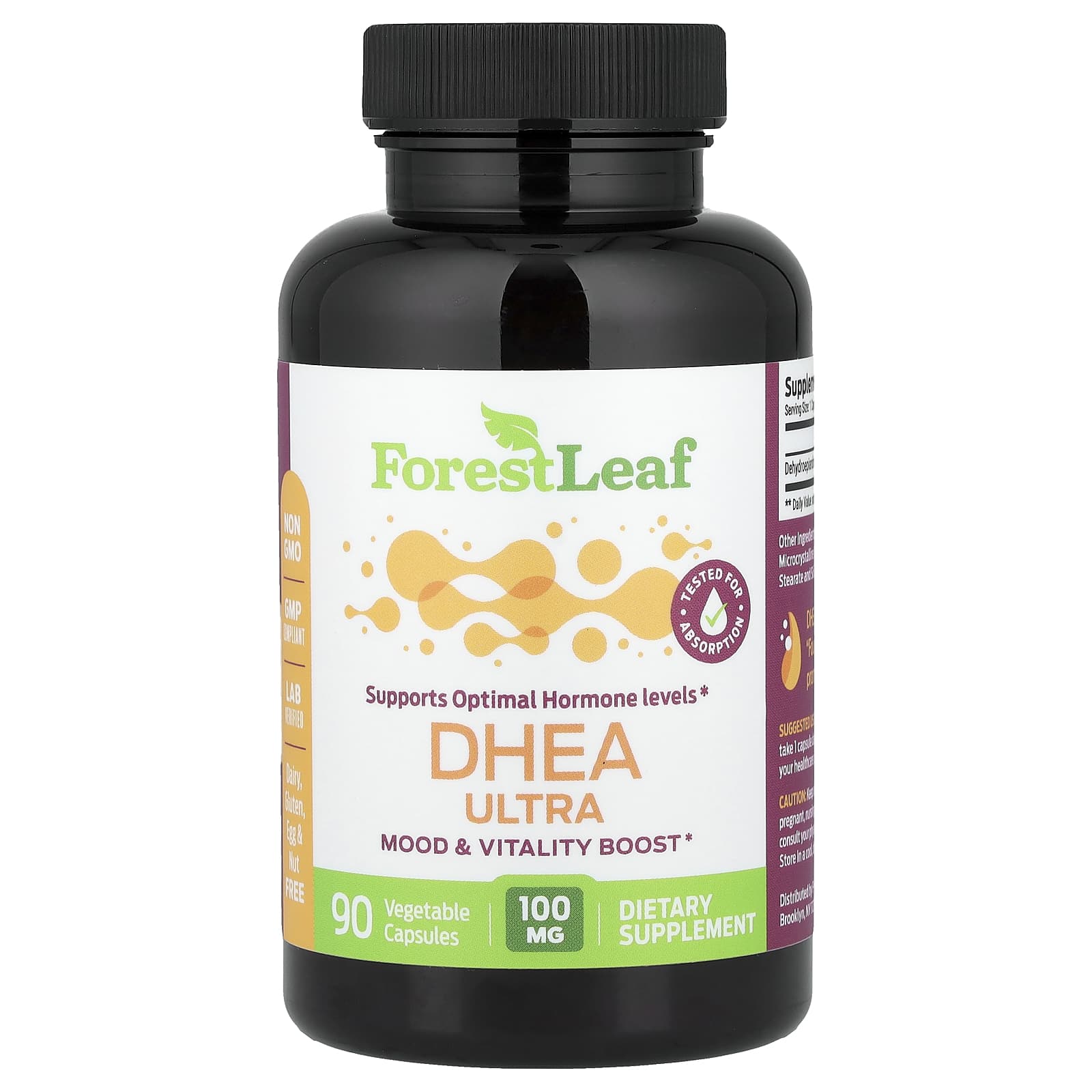 Forest Leaf DHEA Ultra – 100 mg — Tunisie