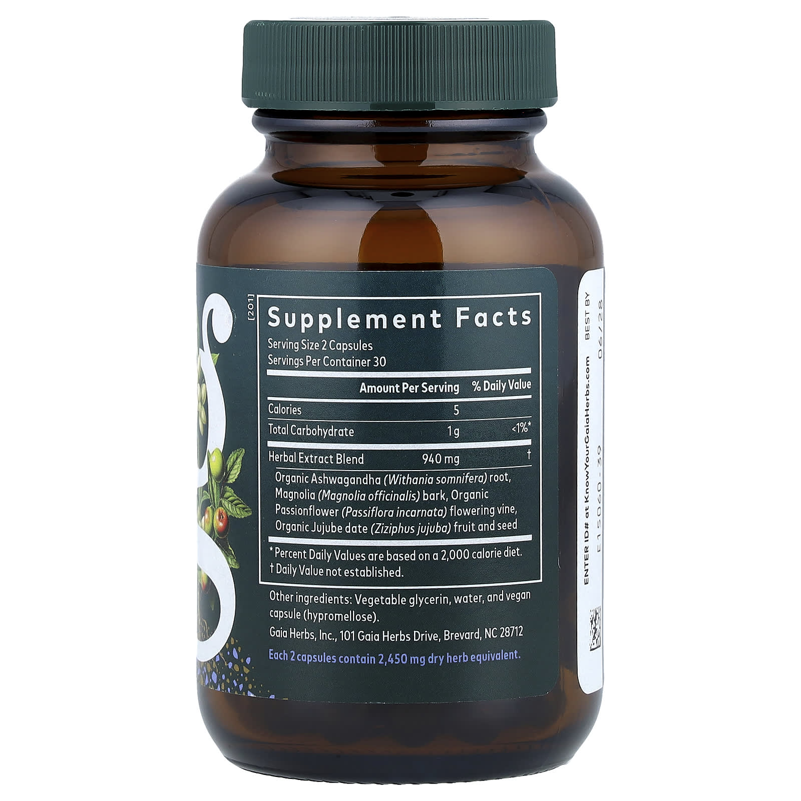 Gaia Herbs SleepThru, 60 Liquid Phyto-Caps — photo 2 sur 2