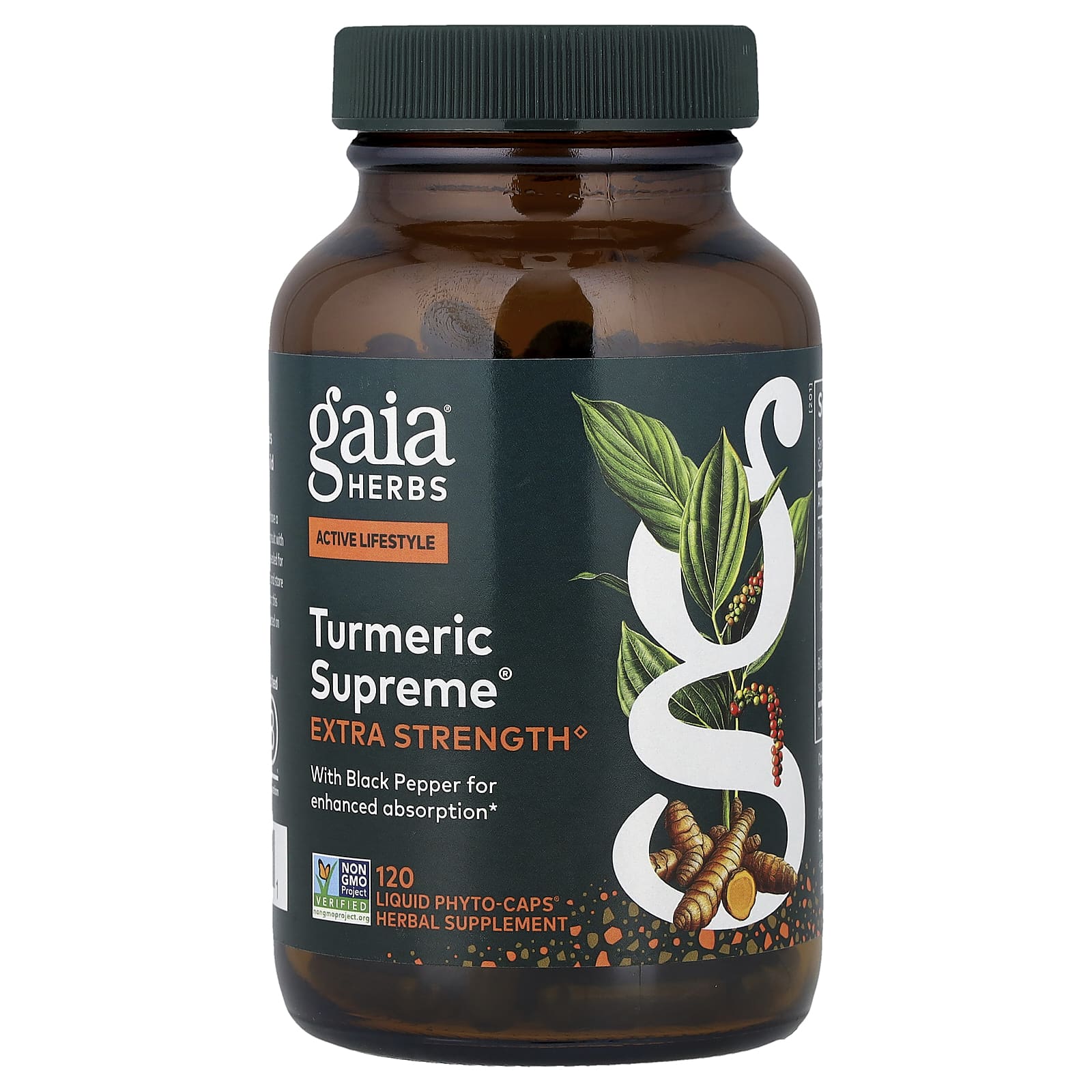 Gaia Herbs Turmeric Supreme, 120 Liquid Phyto-Caps — Tunisie