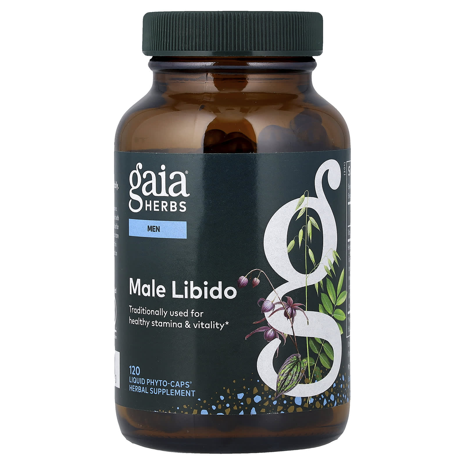 Gaia Herbs Men, Male Libido, 120 Liquid Phyto-Caps — Tunisie