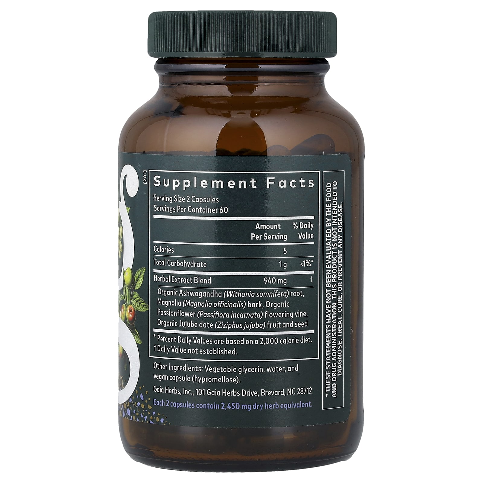 Gaia Herbs SleepThru, 120 Liquid Phyto-Caps (470 mg per Cap) — photo 2 sur 2