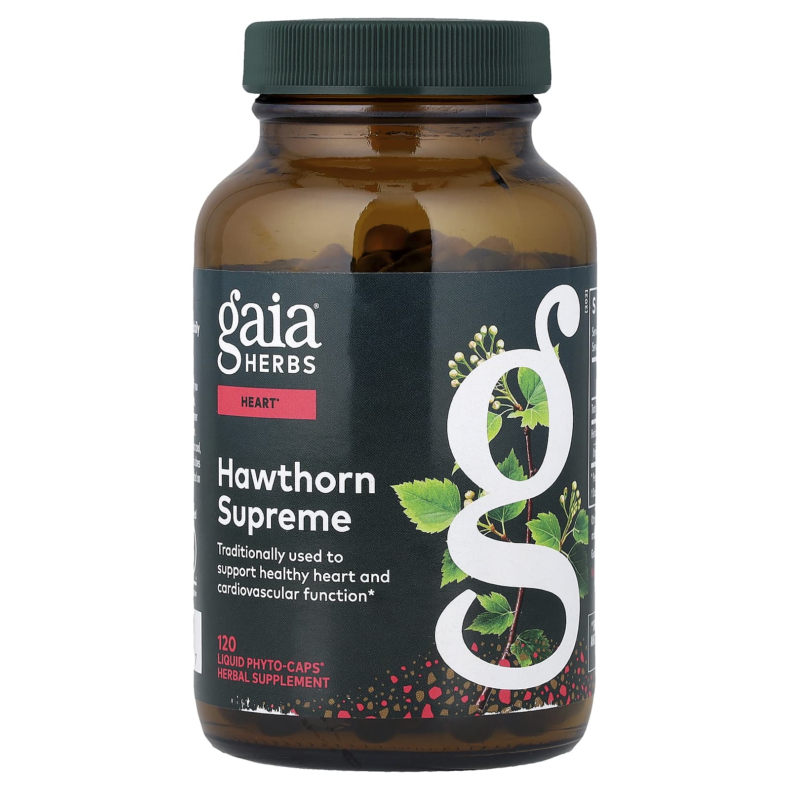 Gaia Herbs Hawthorn Supreme, 120 Liquid Phyto-Caps (500 mg per Capsule) — Tunisie