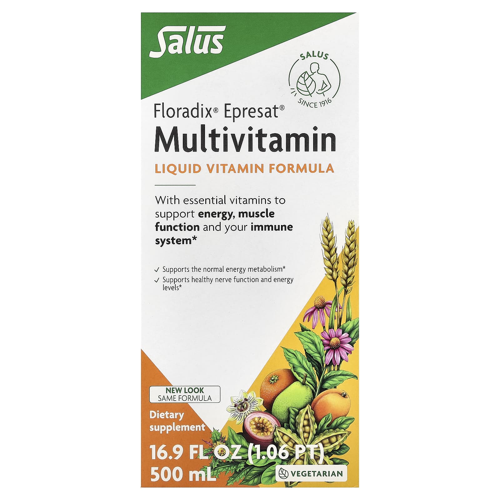 Floradix Epresat, Liquid Multivitamin Formula – 500 ml — Tunisie
