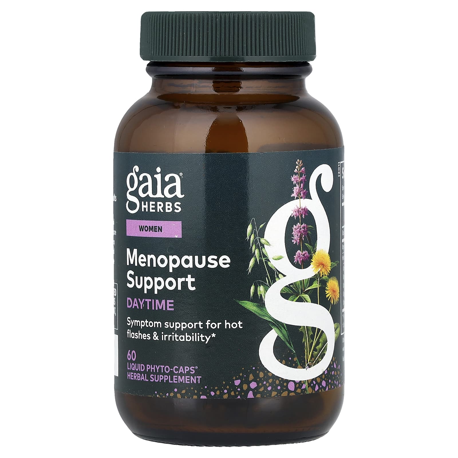 Gaia Herbs Women, Menopause Support, Daytime, 60 Liquid Phyto-Caps — Tunisie