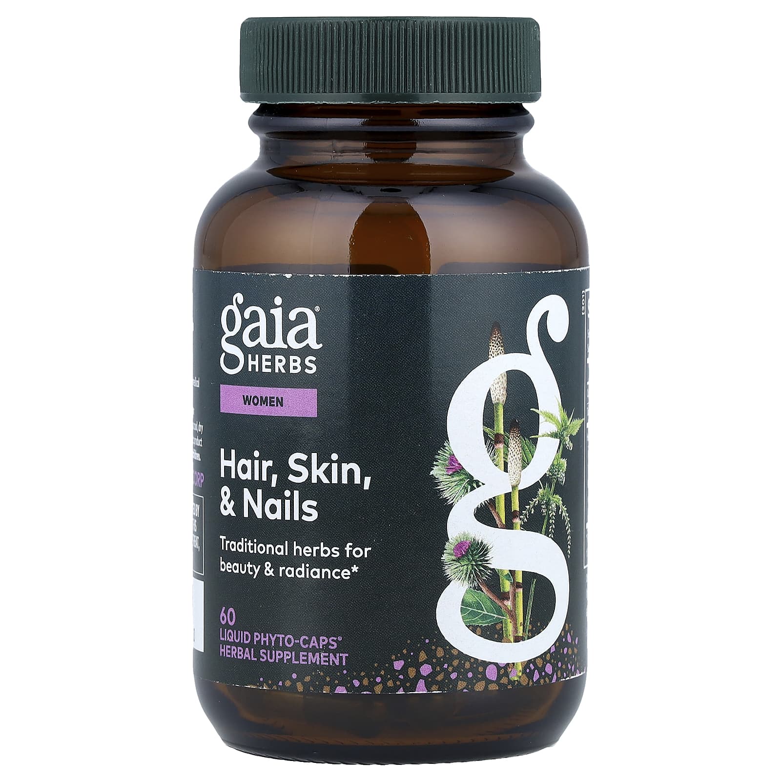 Gaia Herbs Women, Hair, Skin & Nails, 60 Liquid Phyto-Caps — Tunisie