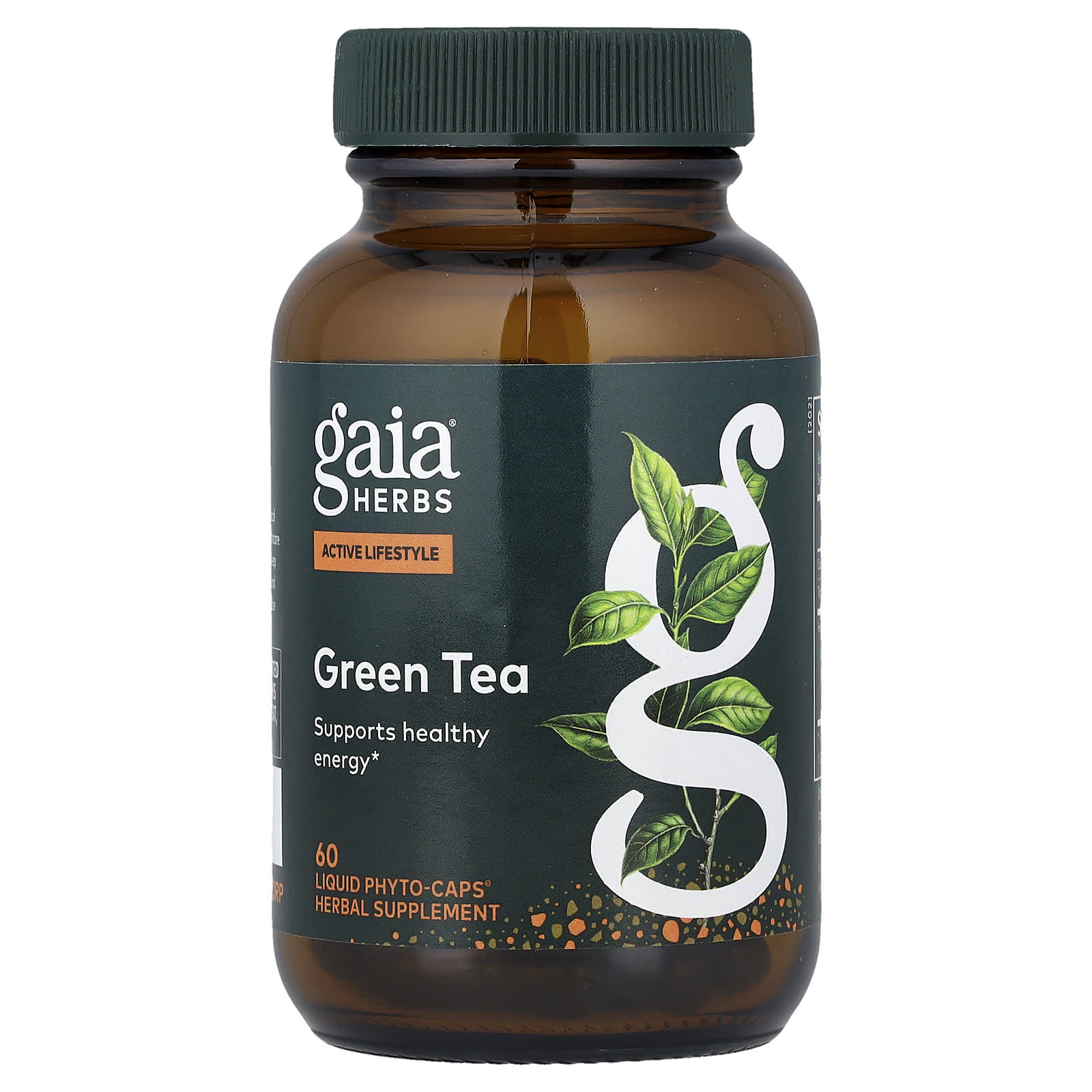Gaia Herbs Green Tea, 60 Liquid Phyto-Caps — Tunisie