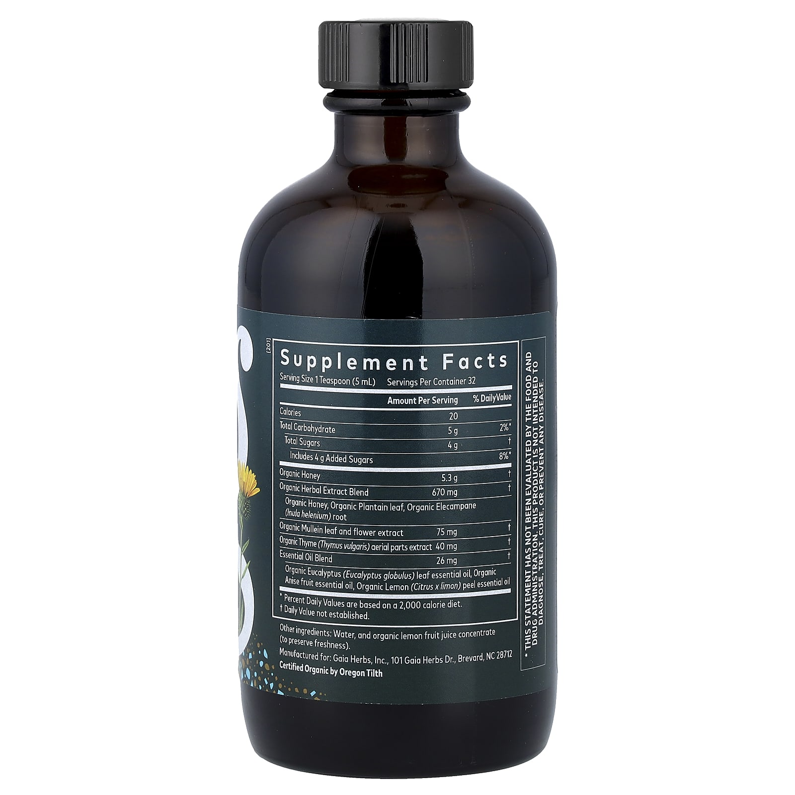 Gaia Herbs Bronchial Wellness Syrup – 160 ml — photo 2 sur 2