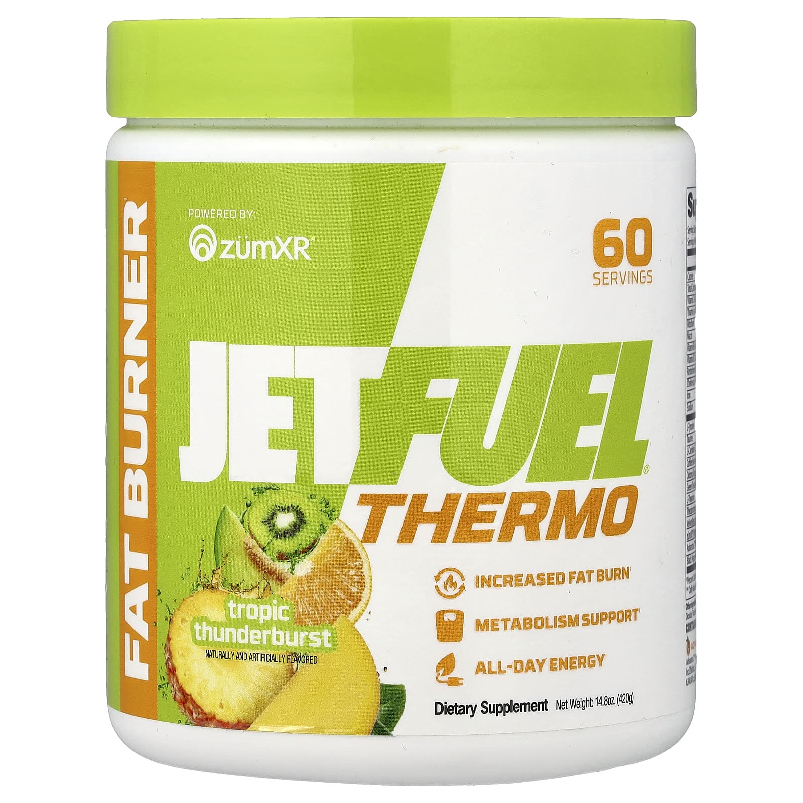 GAT JetFuel, Thermo, Fat Burner, Tropic Thunderburst – 420 g — Tunisie