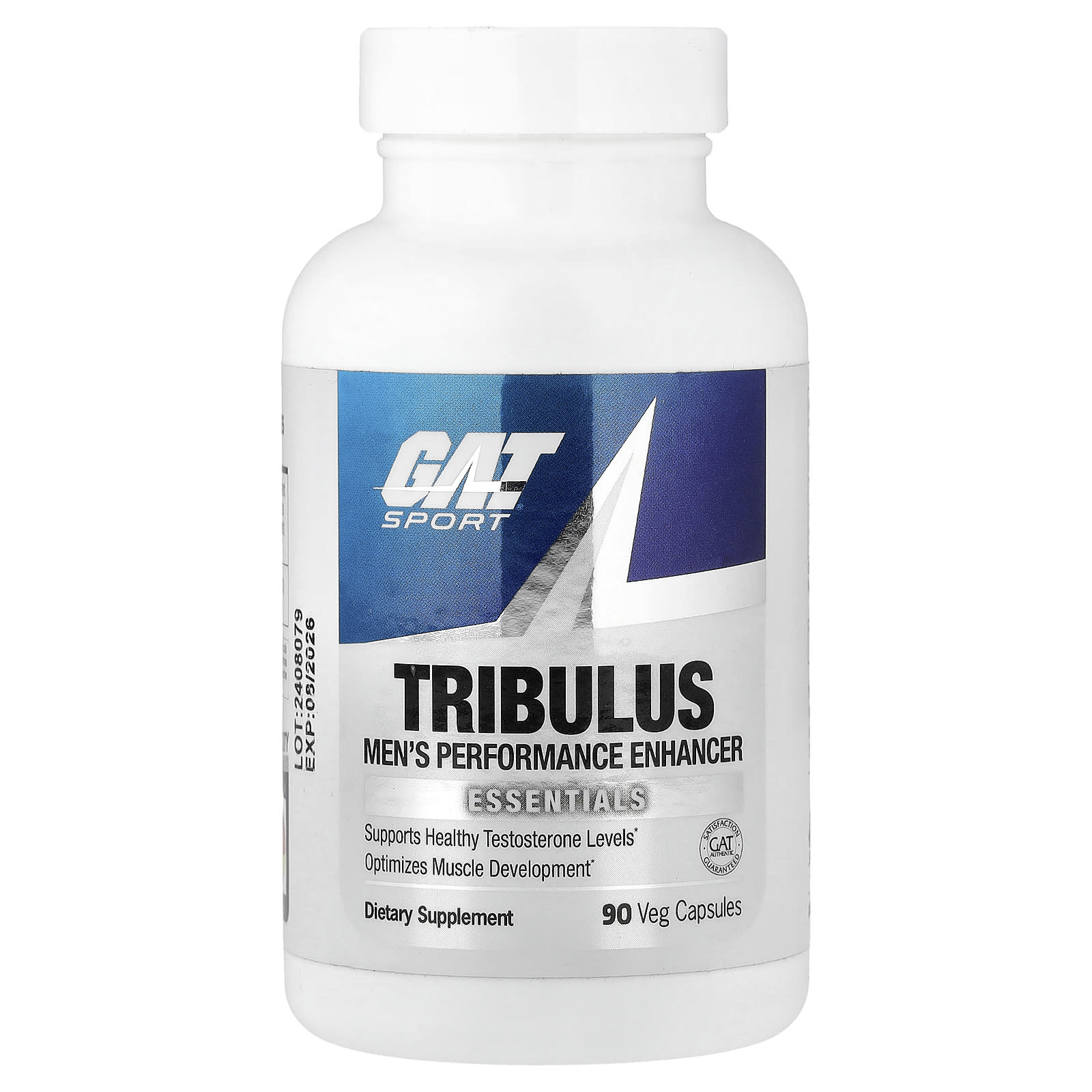 GAT Tribulus, Men's Performance Enhancer – 90 gélules végétales — Tunisie