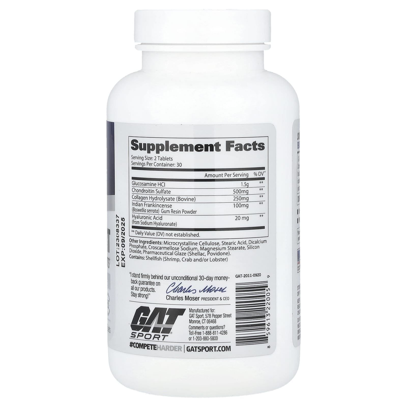 GAT Joint Support, Essentials – 60 comprimés — photo 2 sur 2