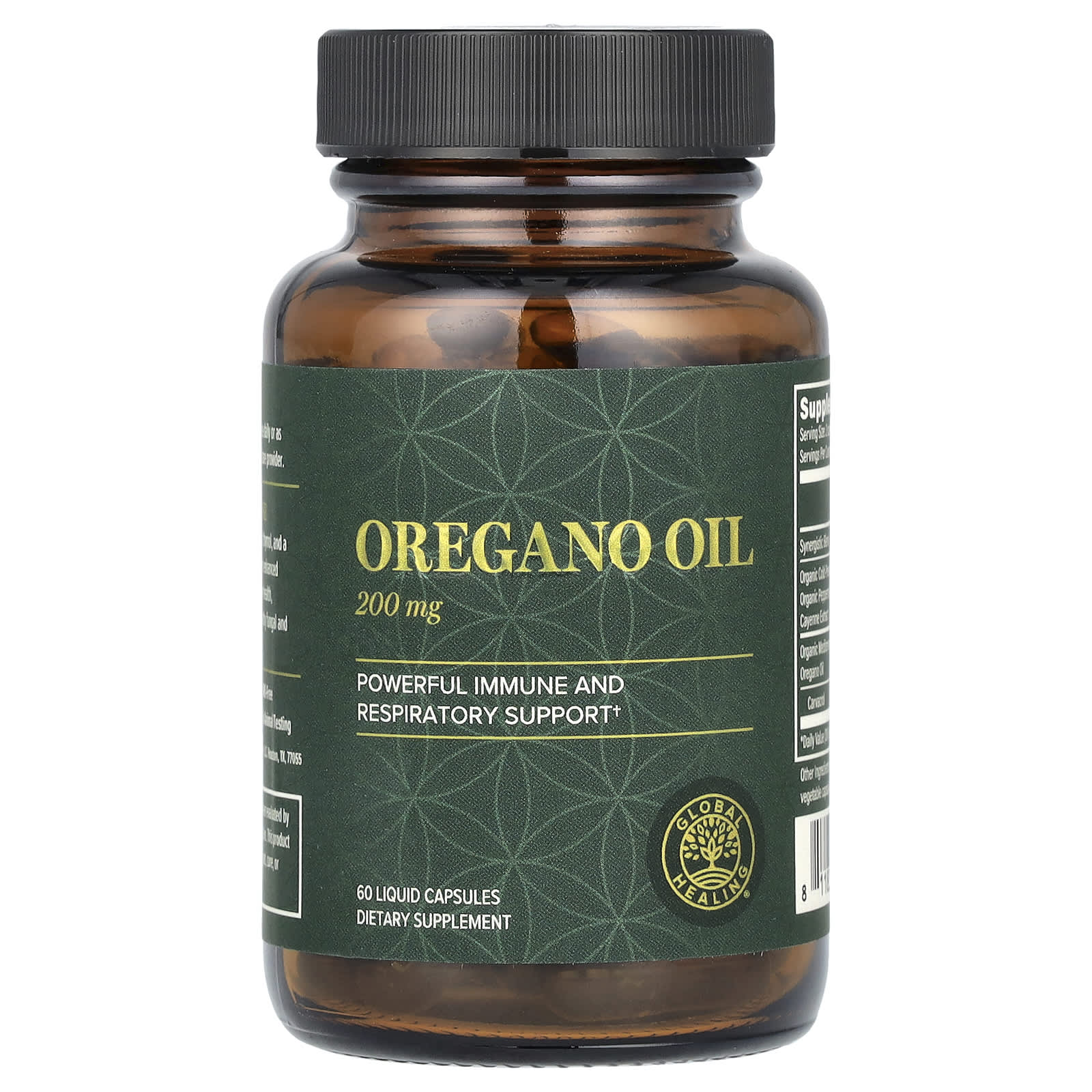 Global Healing Oregano Oil, 60 Liquid Capsules — Tunisie